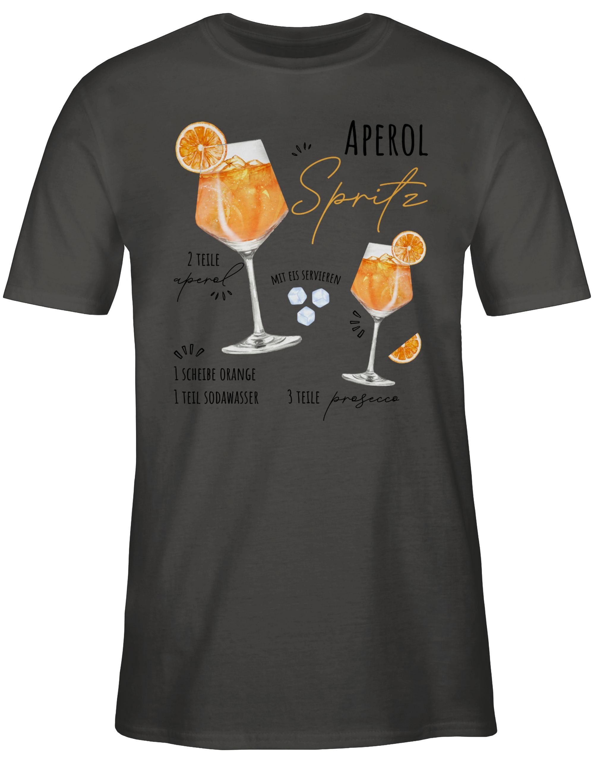 Shirtracer T-Shirt Aperol Spritz Rezept I günstig online kaufen