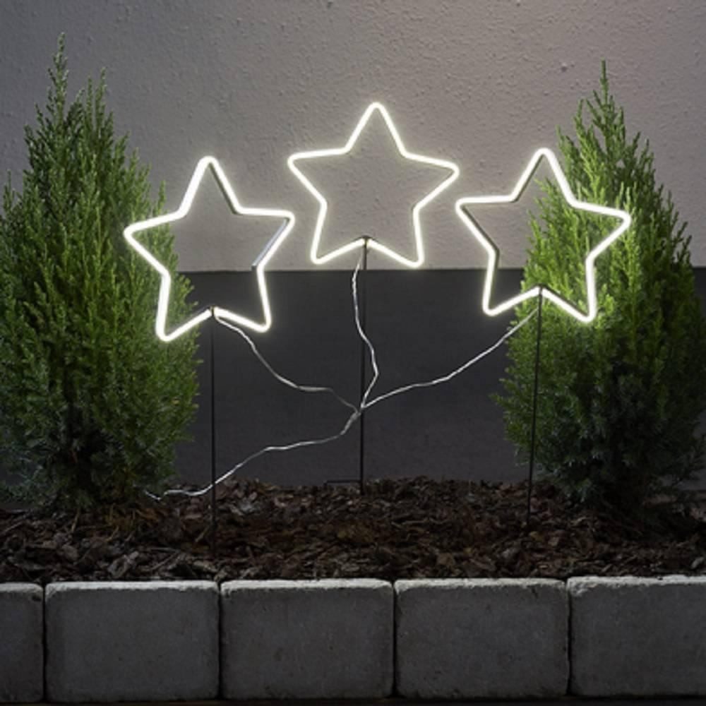 STAR TRADING LED Solarleuchte 857-07 LED-Lichterstern "Neonstar" 3er Set 220x60cm 8 Funktionen