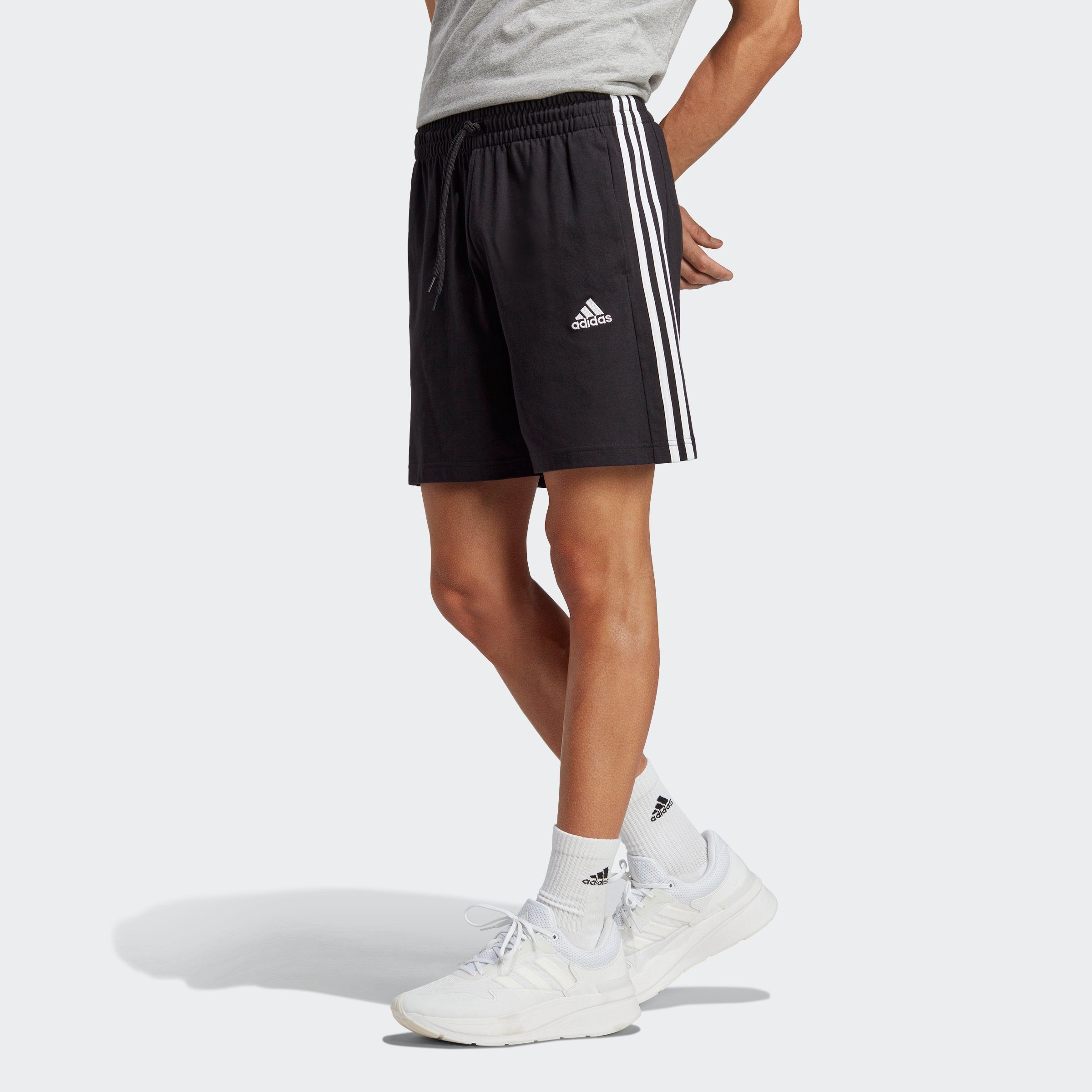 (1-tlg) 3S Shorts Black adidas M Sportswear White / 7 SHO SJ
