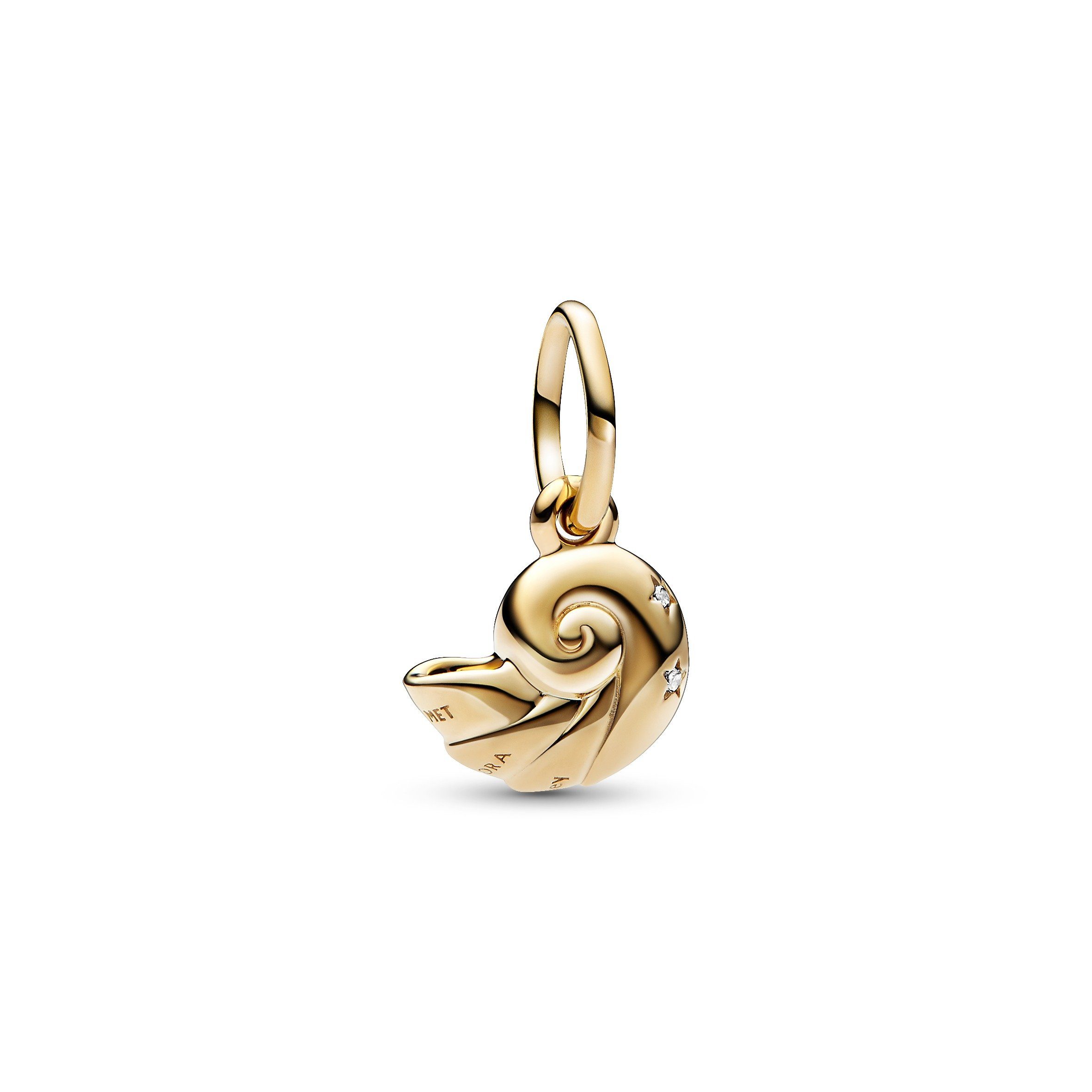 Pandora Bead Pandora Disney Little Mermaid Charm Shell 762685C01 gelb vergoldet