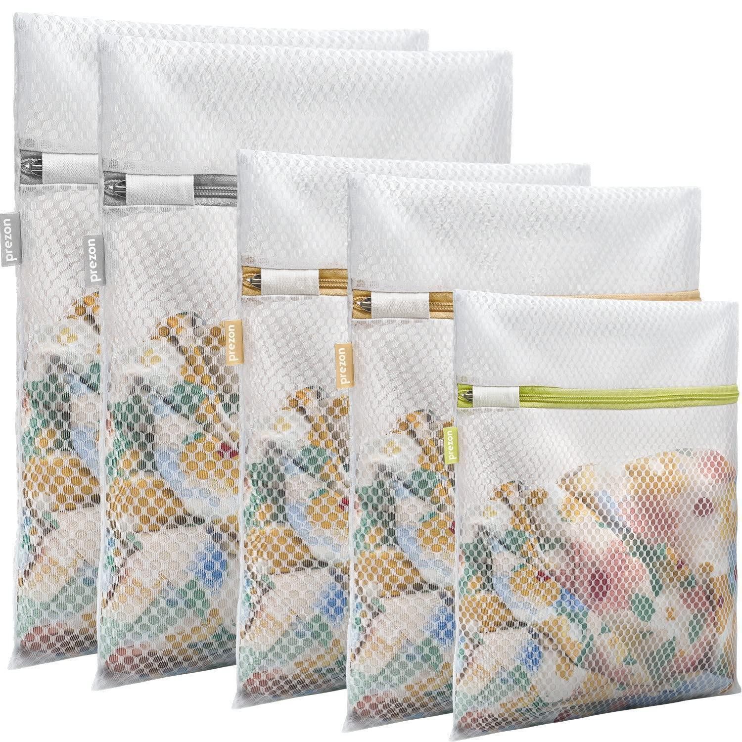 LuxusKollektion Wäschesäckchen Wäschesack Set Mesh 5er 2L2M1S