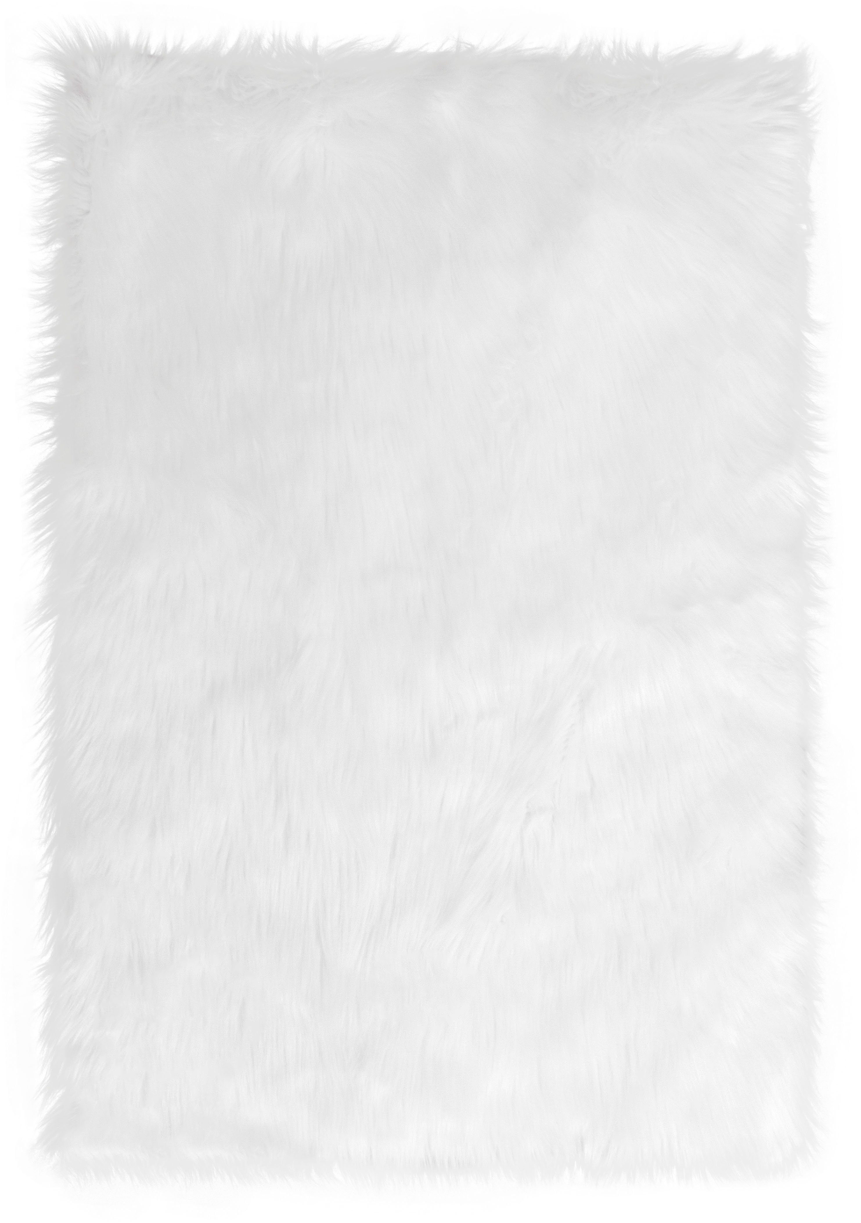 Home affaire Hochflor-Teppich Valeria Fellteppich kuschelig, rechteckig, Höhe: 60 mm, Kunstfell, weiche Teppiche, Wohnzimmer, Schlafzimmer, Esszimmer