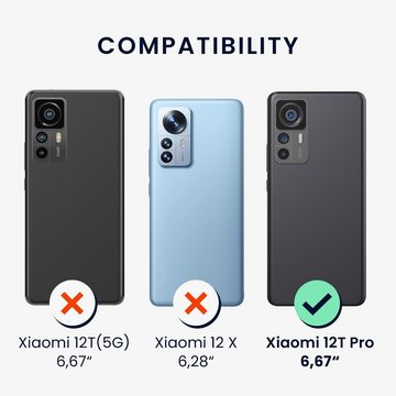 kwmobile Handyhülle Hülle für Xiaomi 12T Pro, Backcover Silikon - Soft Handyhülle - Handy Case in Schwarz matt