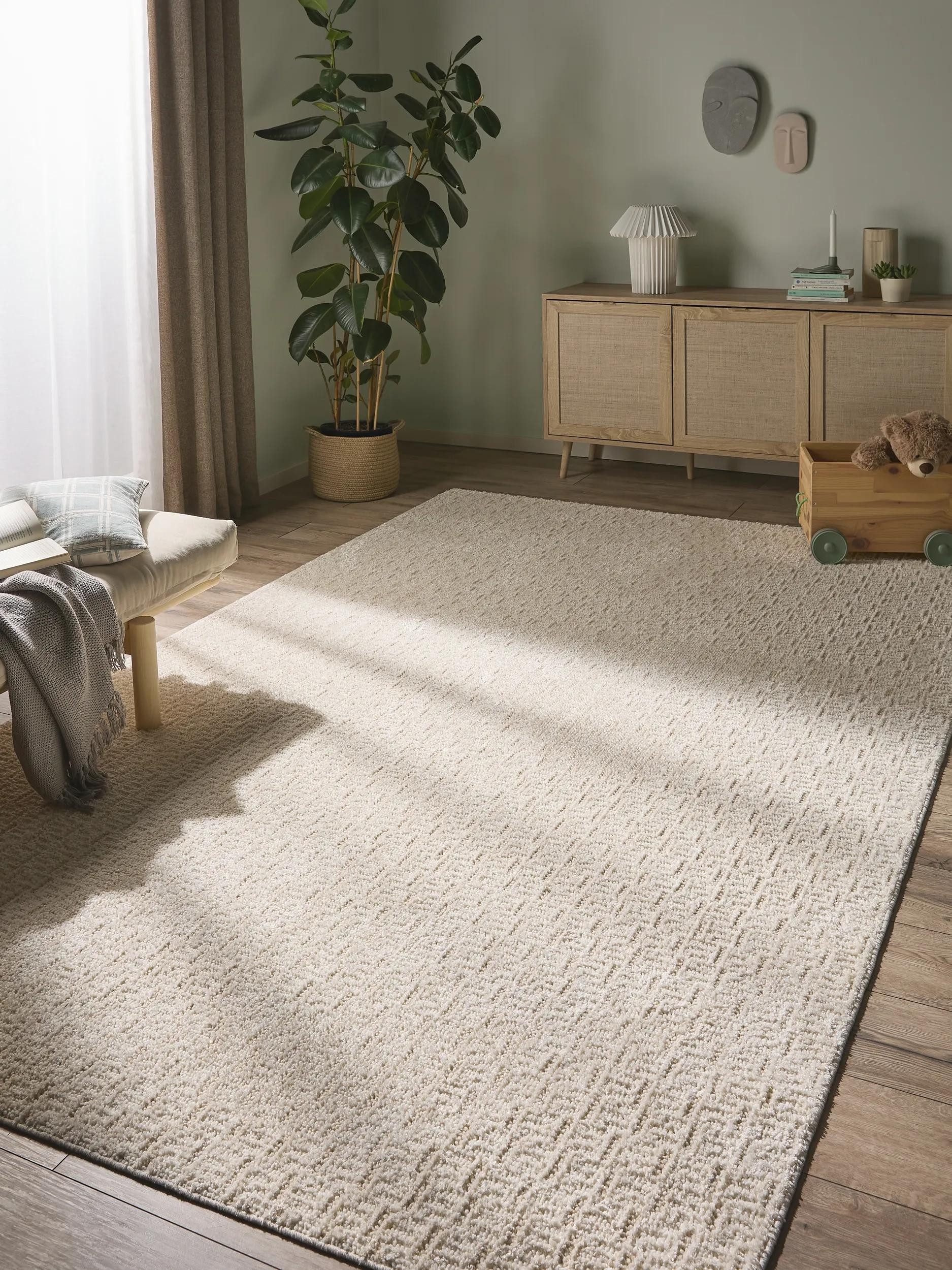 benuta Teppich Lilibeth, rechteckig, Höhe: 11 mm, Kunstfaser, Berber, Ethno-Style, Wohnzimmer