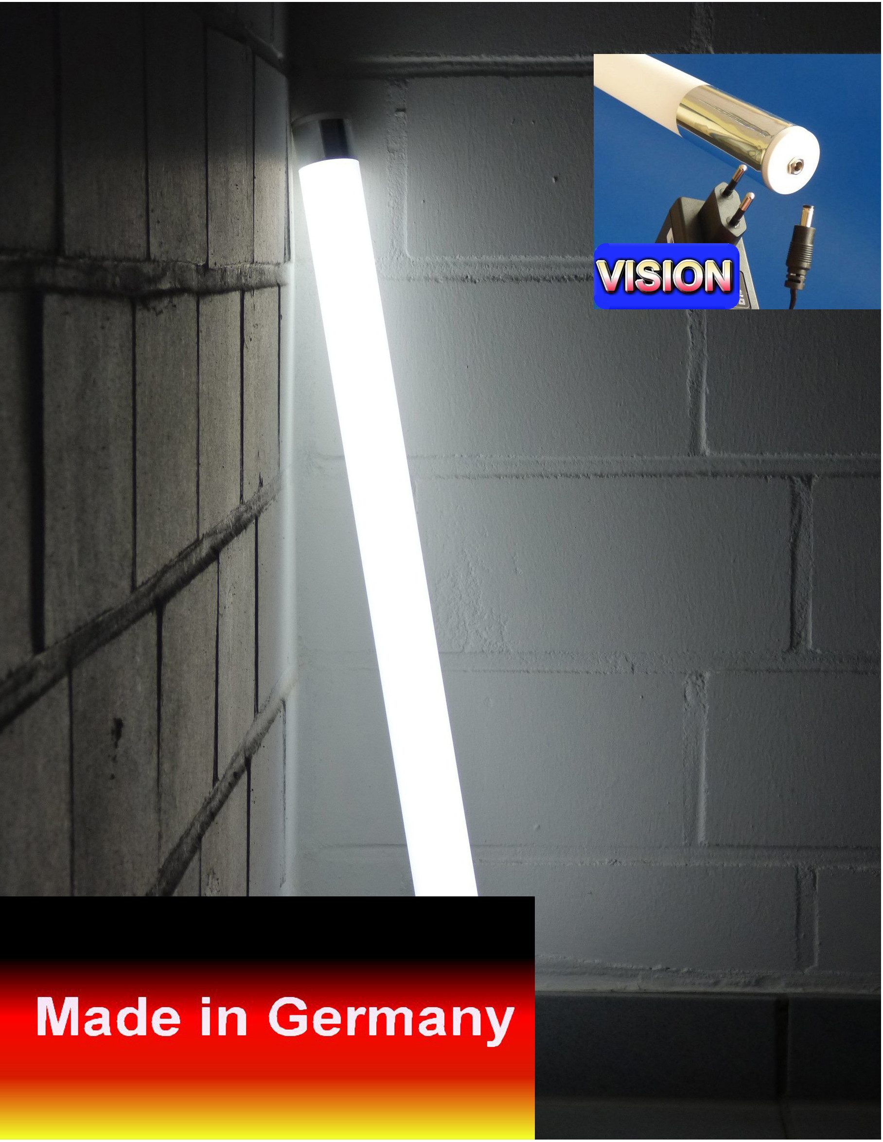 XENON LED Wandleuchte 10174 LED Leuchtstab EXTRA Hell 1800Lumen Kalt Weiß 1,53m 27W Fernbed., Xenon / Kalt Weiß