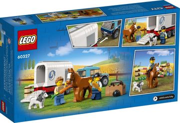 LEGO® Konstruktionsspielsteine LEGO® City - SUV mit Pferdeanhänger, (196 St)