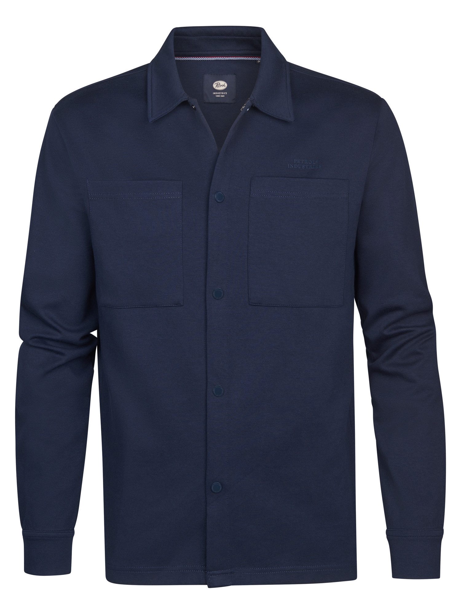 Langarmhemd Men Sweater Collar