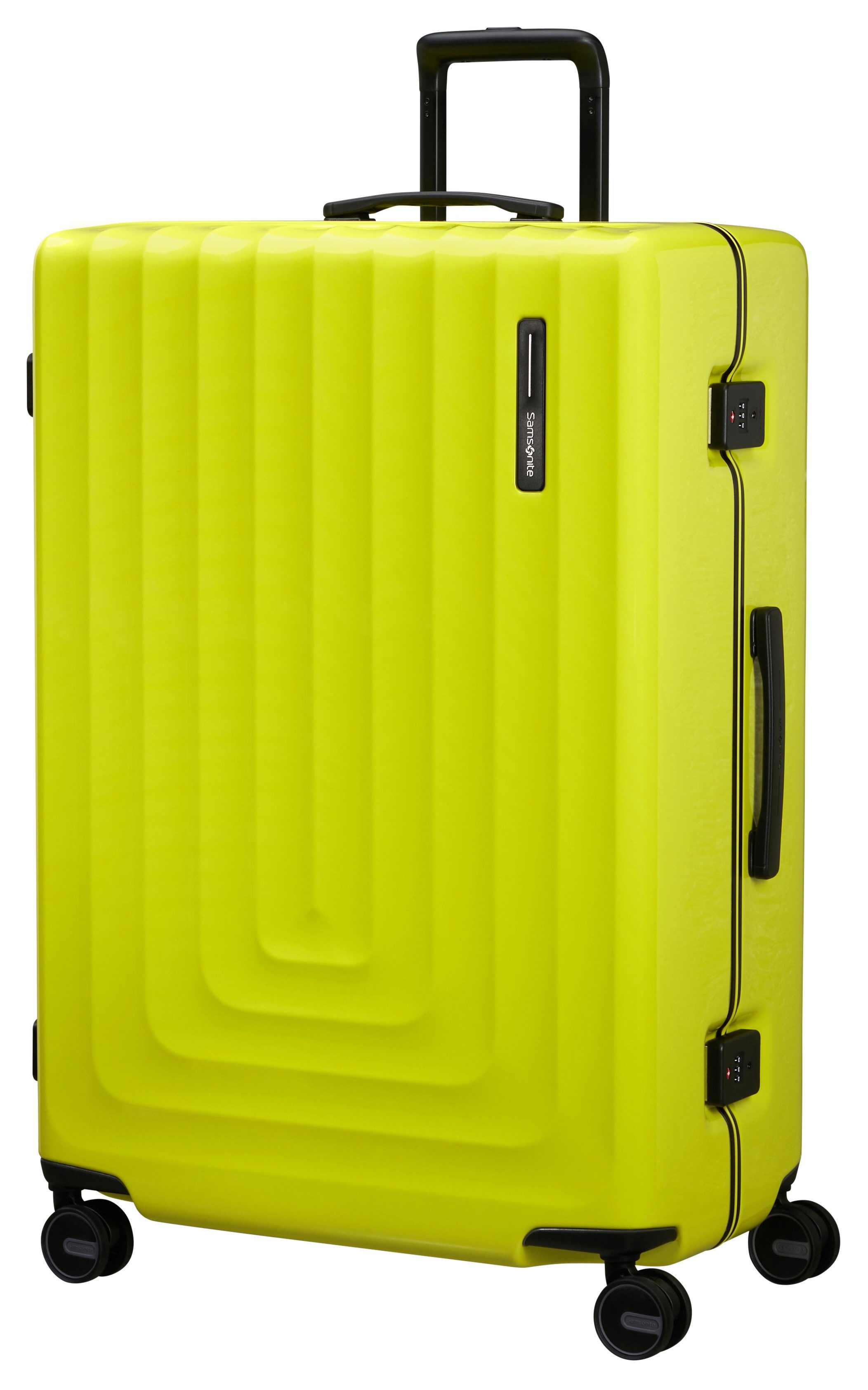 Samsonite Hartschalen-Trolley FOCUS, verschiedene Größen und Farben, 4 Rollen, mit festen Trennwänden und Reißverschlusstaschen