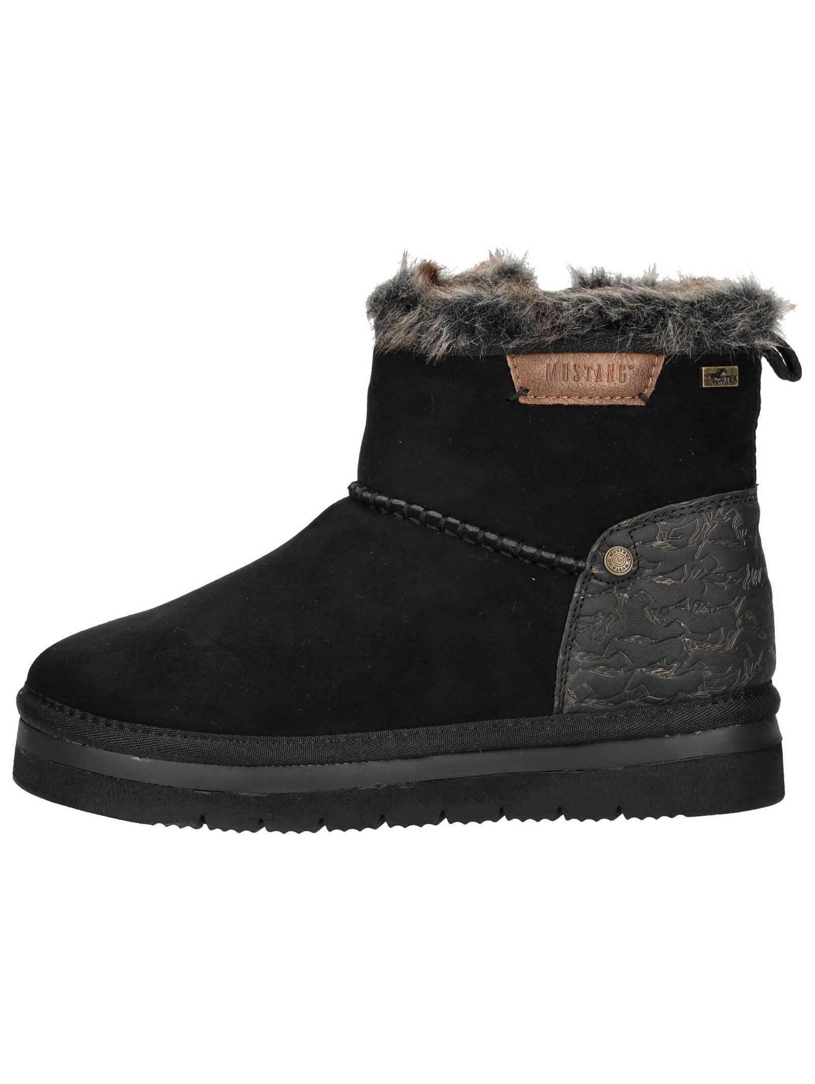 MUSTANG Stiefelette Lederimitat/Textil . Stiefelette günstig online kaufen