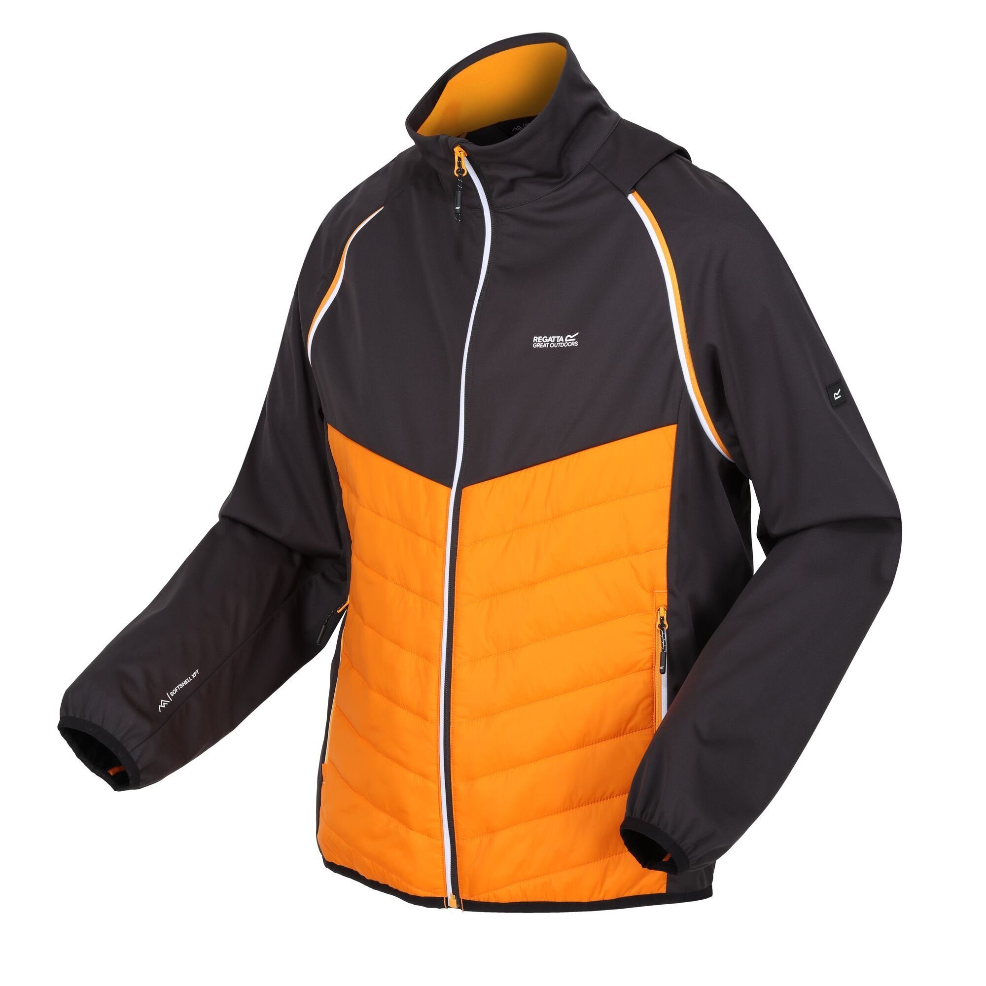 Funktionsjacke wind- und OrangPep/Ash Herren, wasserabweisend Steren Regatta für