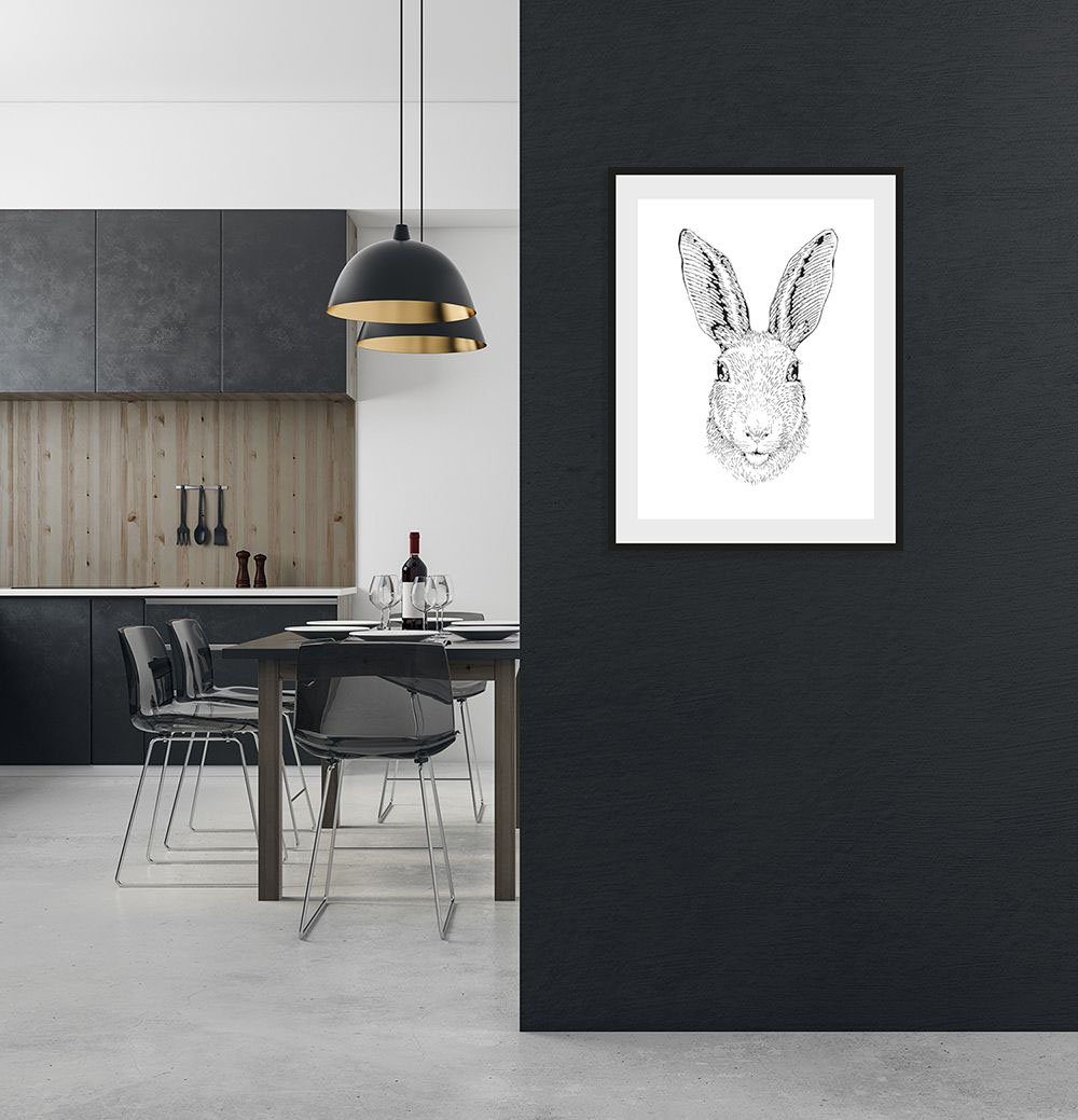 queence Bild Tyra, Hase (1 St) | Kunstdrucke