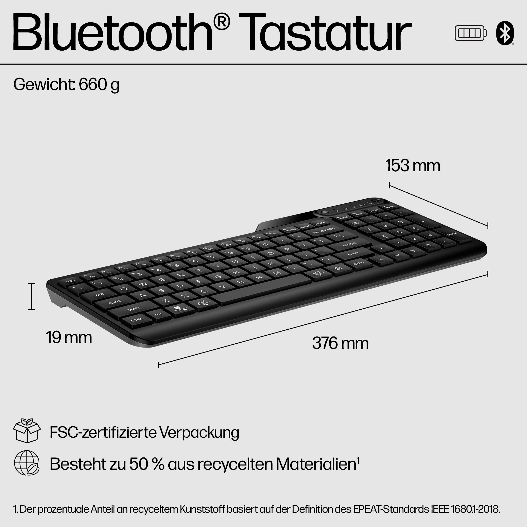 HP 460 Wireless-Tastatur