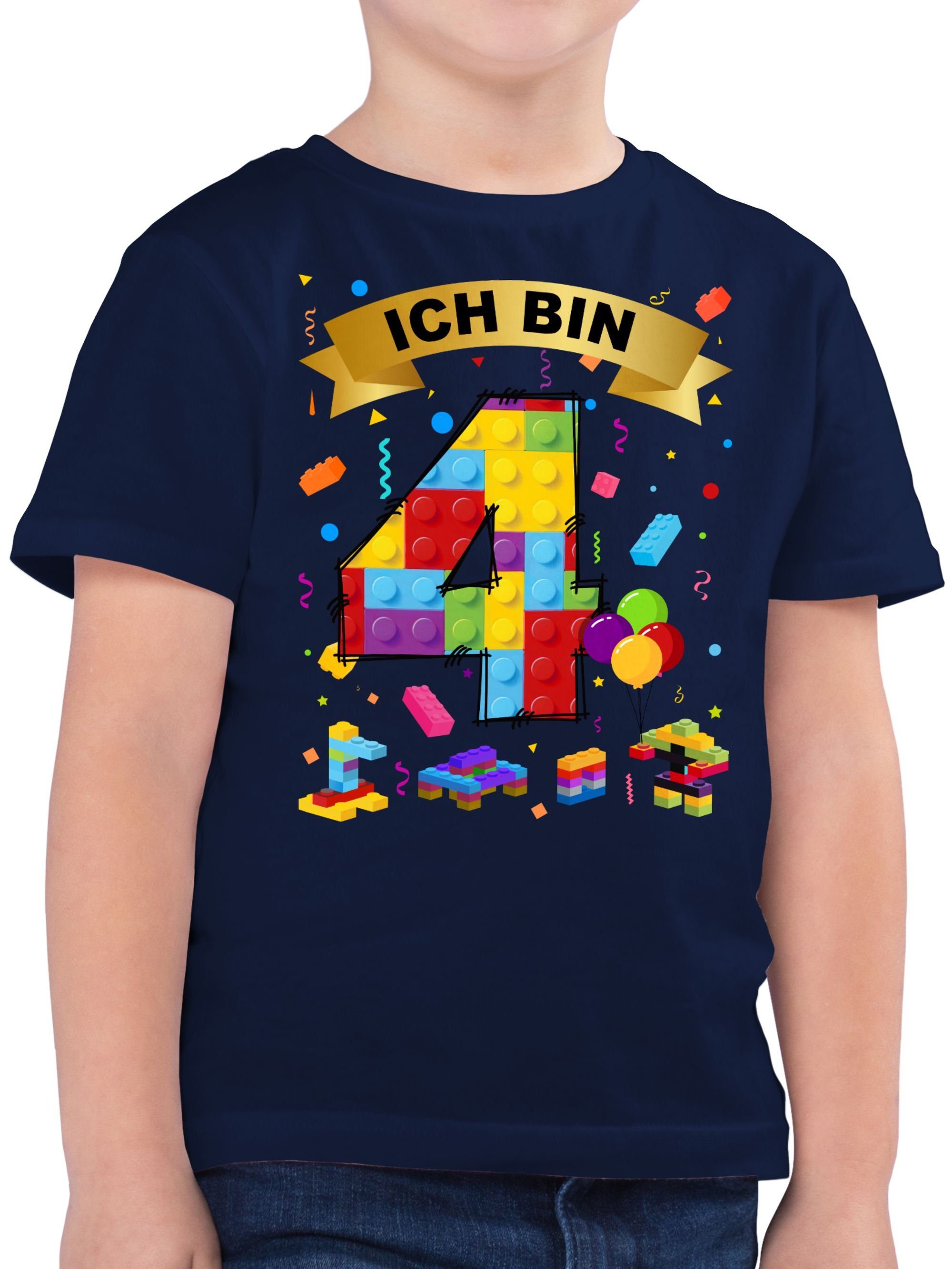 T-Shirt Ich bin 4 Bausteine