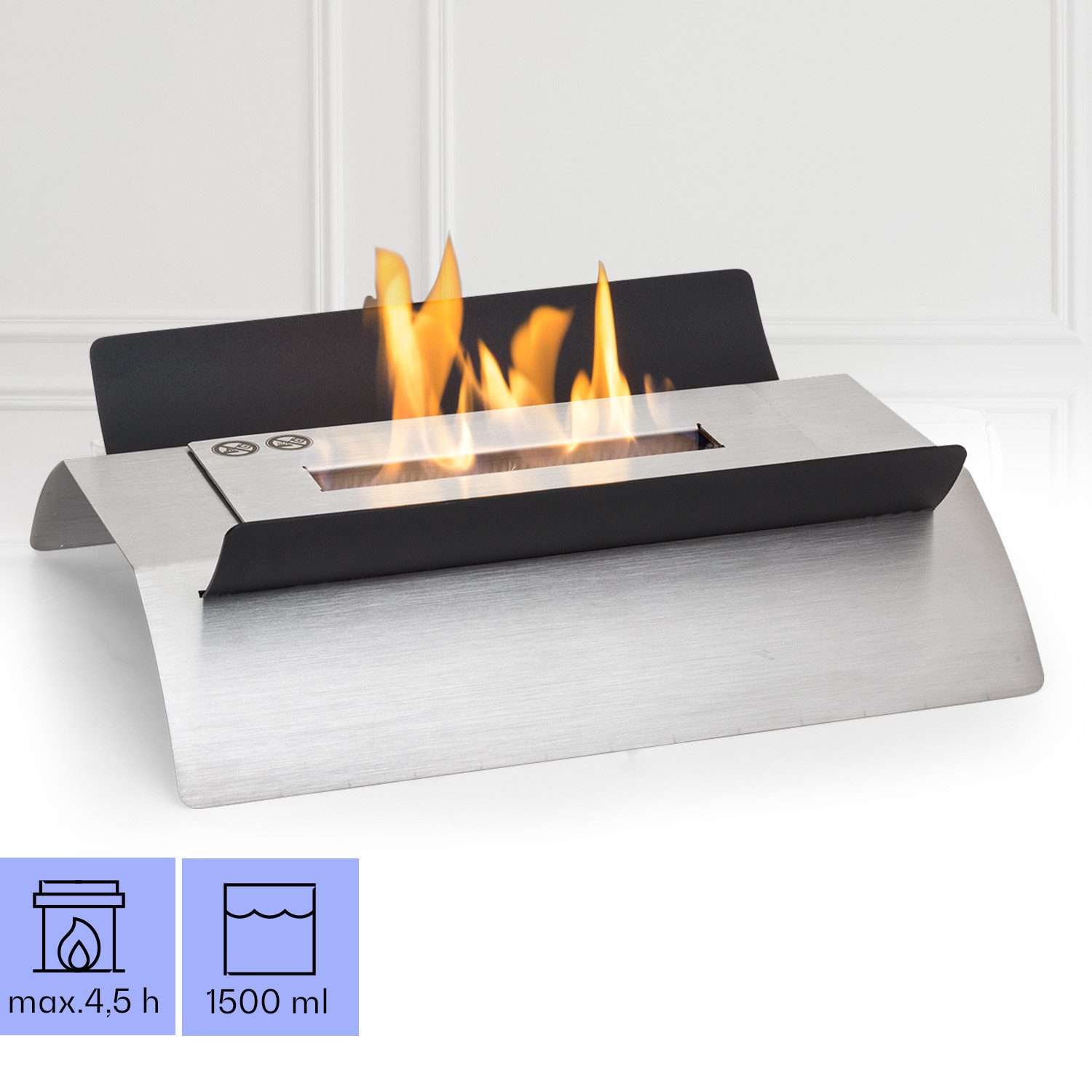 Klarstein Echtfeuer-Dekokamin Phantasma Graca Ethanol-Kamin (Set, Set), Eth günstig online kaufen