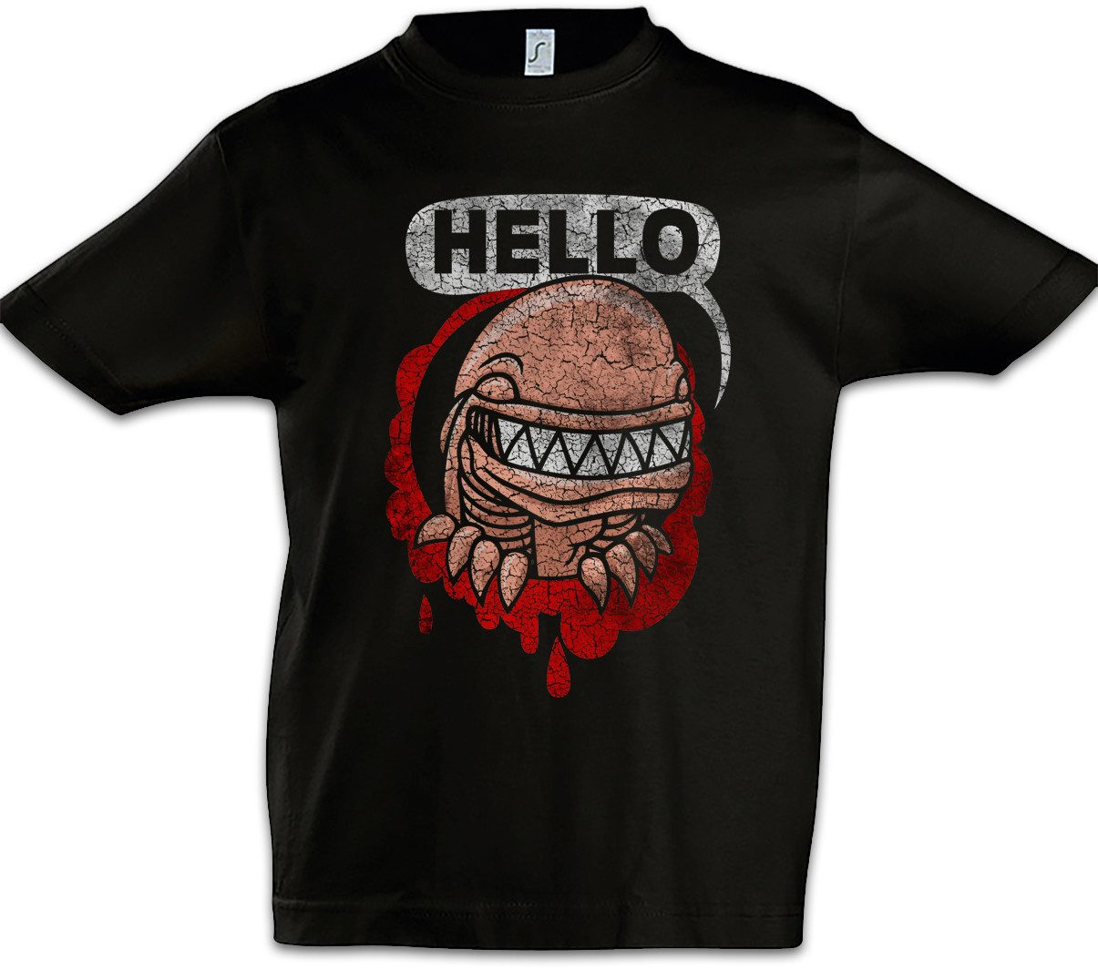 Urban Backwoods Print-Shirt Alien Birth Kinder T-Shirt Ripley Prometheus Nostromo Weyland Movie (1-tlg) Film Fan Saga Face