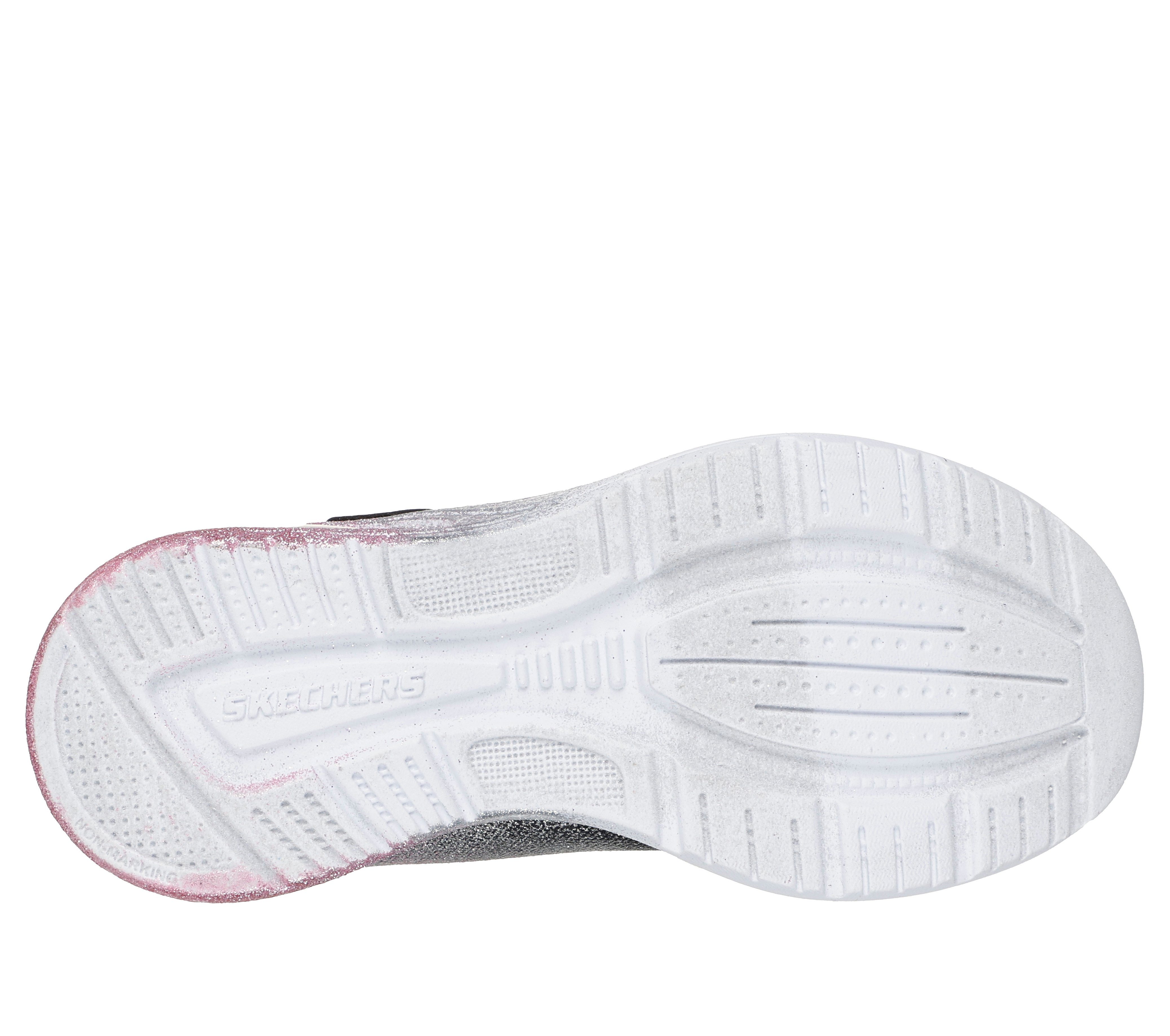 Skechers MICROSPEC MAX ADVANCE Sneaker Klettschuh mit Glitter, Grössenschablone zum Download