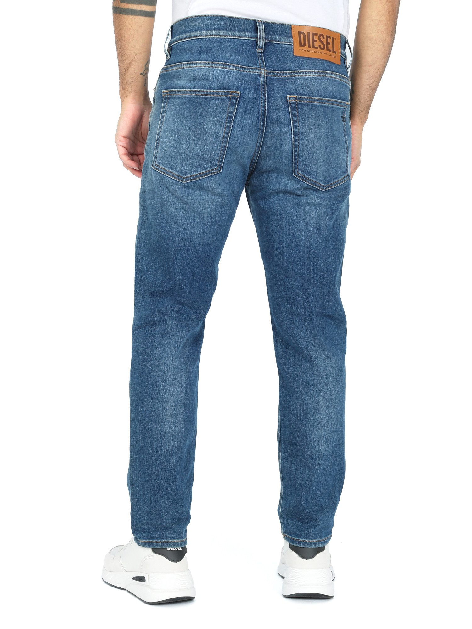 Diesel Tapered-fit-Jeans Regular Fit Supersoft - D-Fining 09A80 - Länge:32 günstig online kaufen