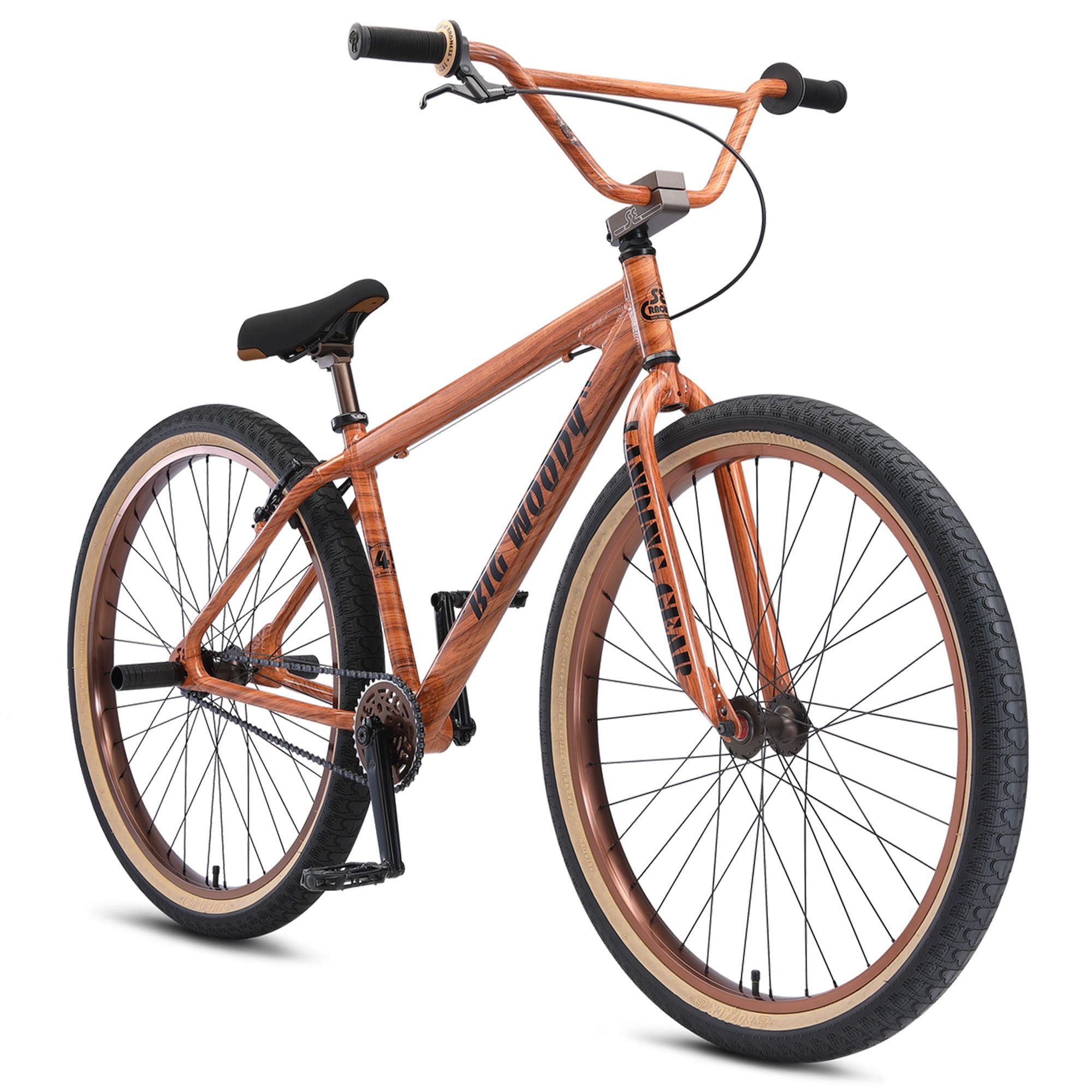 SE Bikes Mountainbike Big Ripper, 1 Gang, ohne Schaltung, Wheelie Bike 29 Zoll Fahrrad für Erwachsene und Jugendliche ab 165 cm