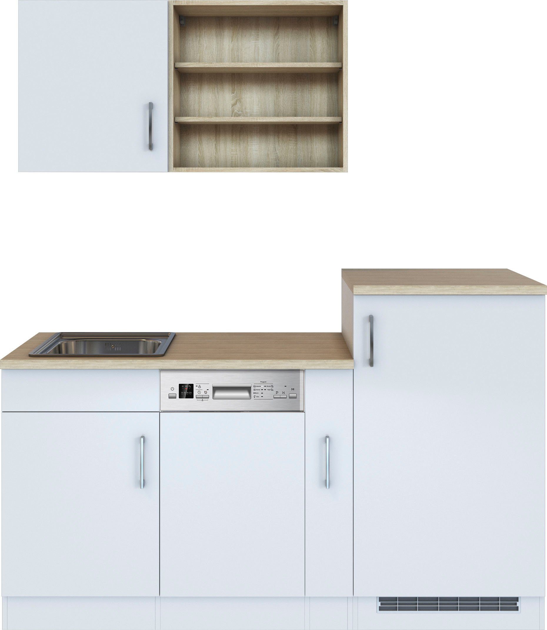 KOCHSTATION Küche KS-Mali, Breite 170 cm, mit E-Geräten