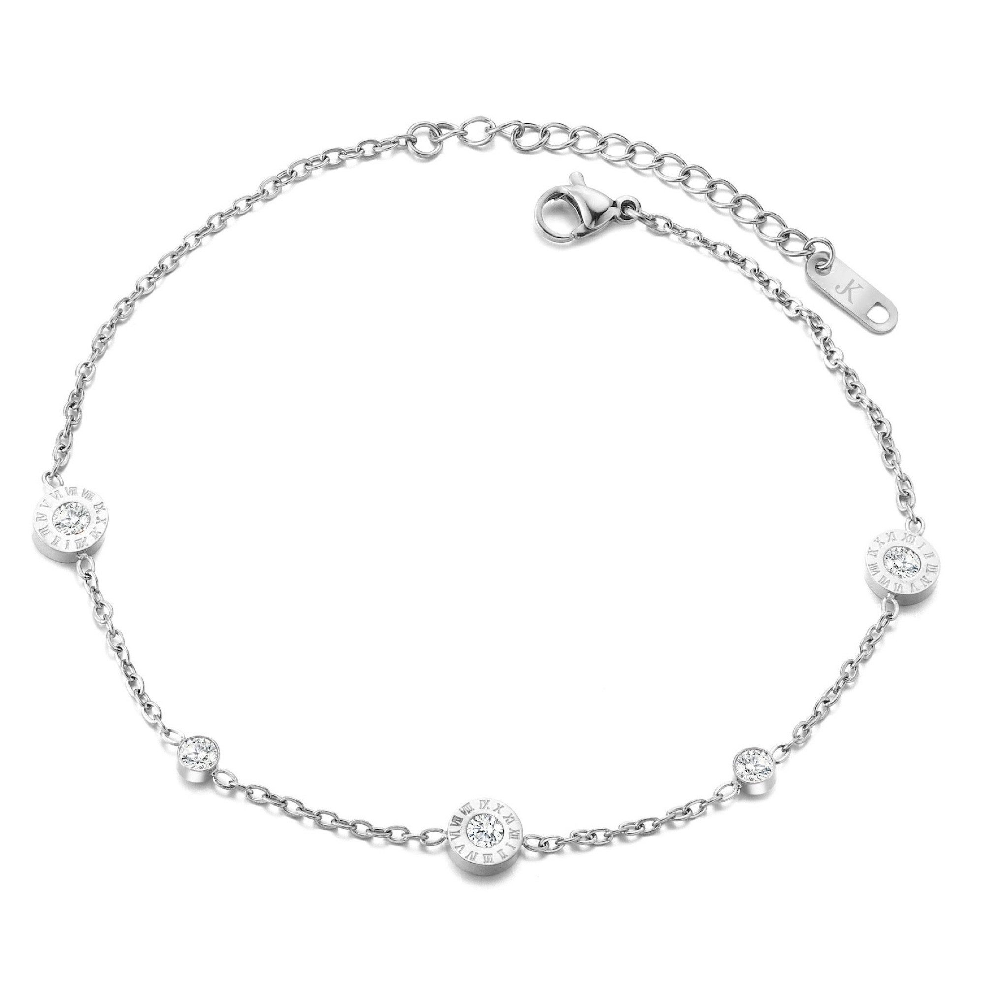 Kim Johanson Armband Timeless (1-tlg), mit Zirkonia, aus Edelstahl günstig online kaufen