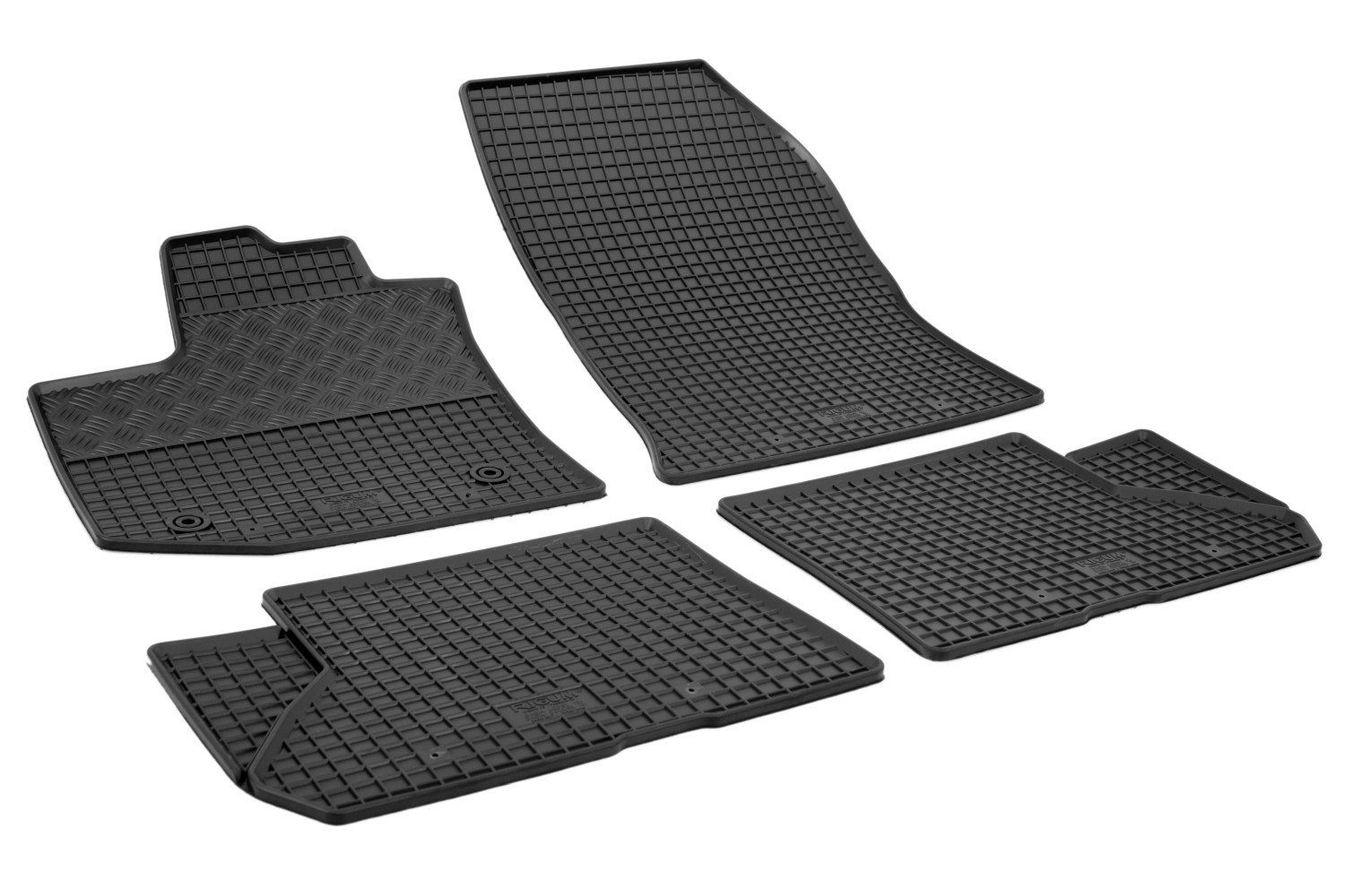 AZUGA Auto-Fußmatten Gummi-Fußmatten passend für Dacia Dokker/Lodgy ab 2012-2022, für Dacia Dokker,Lodgy Van,Kombi