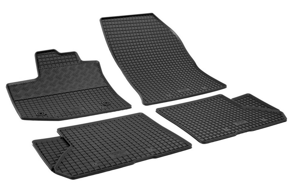 AZUGA Auto-Fußmatten Gummi-Fußmatten passend für Dacia Dokker
