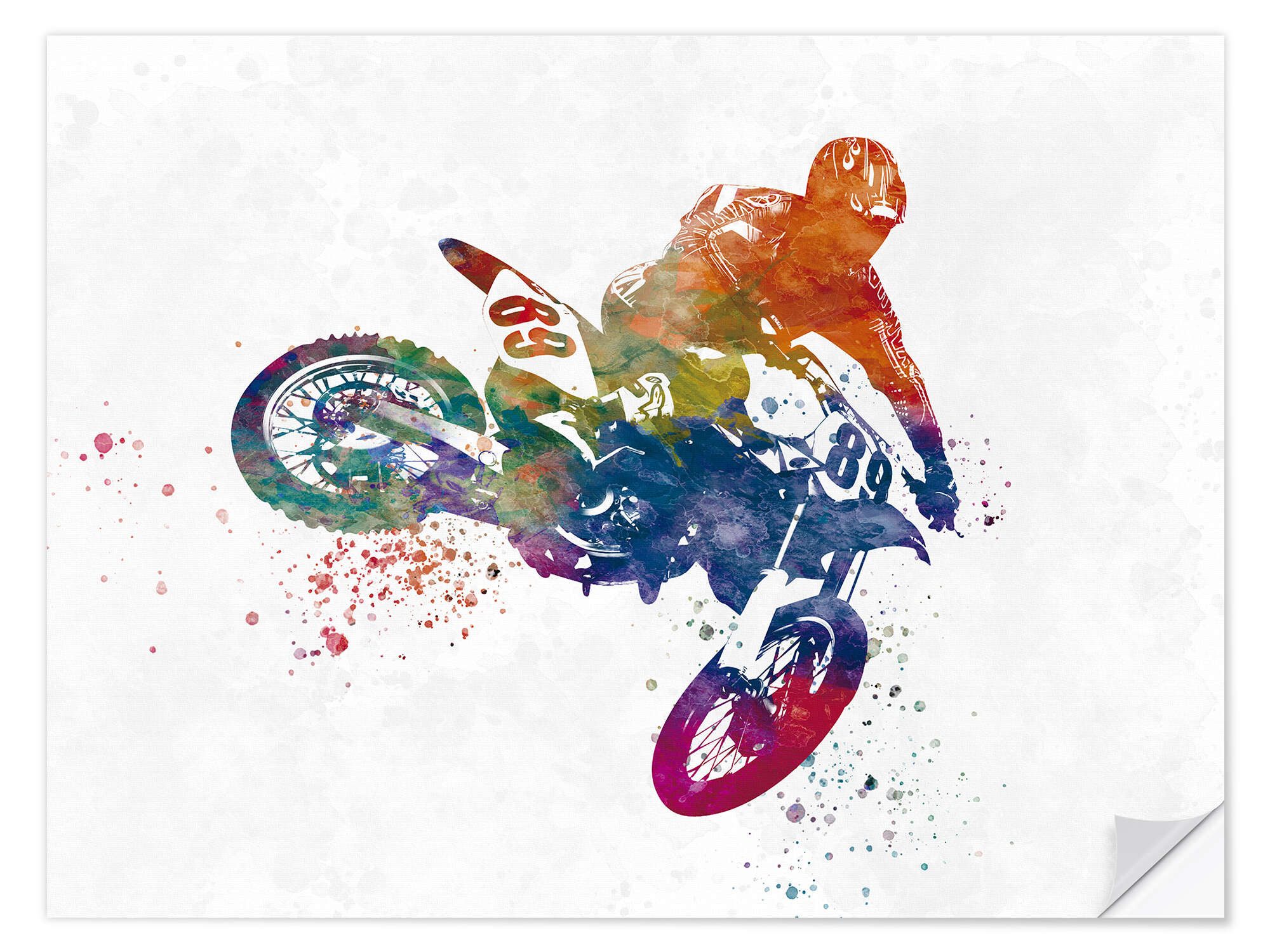Posterlounge Wandfolie nobelart, Motorcycle I, Fitnessraum Illustration