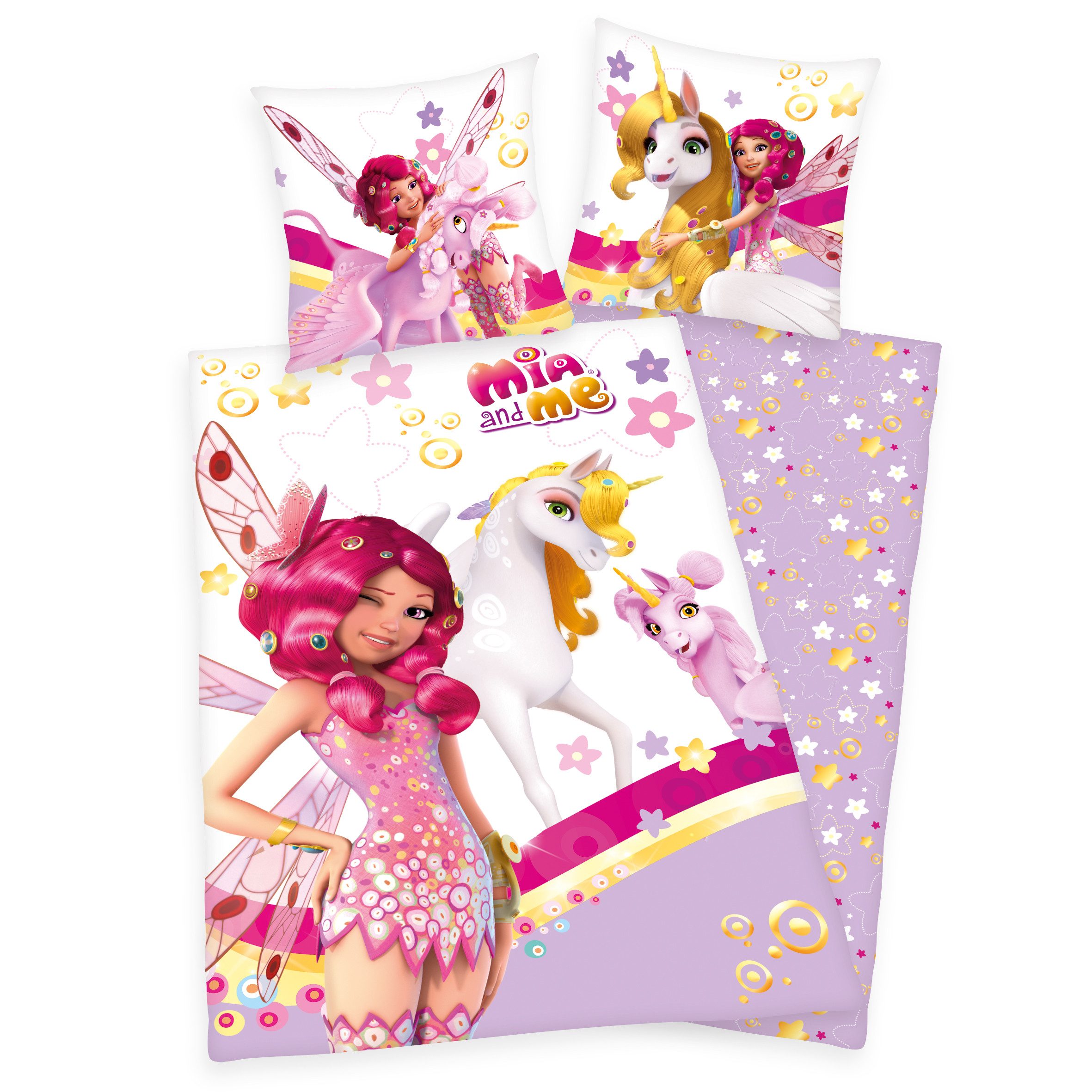 Herding Young Collection Bettwäsche Mia & Me Bettwäsche mit Marken-RV / wit günstig online kaufen