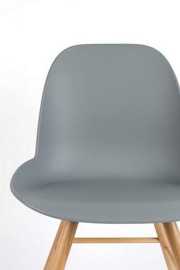Zuiver Stuhl Esszimmerstuhl Albert Kunststoff hellgrau