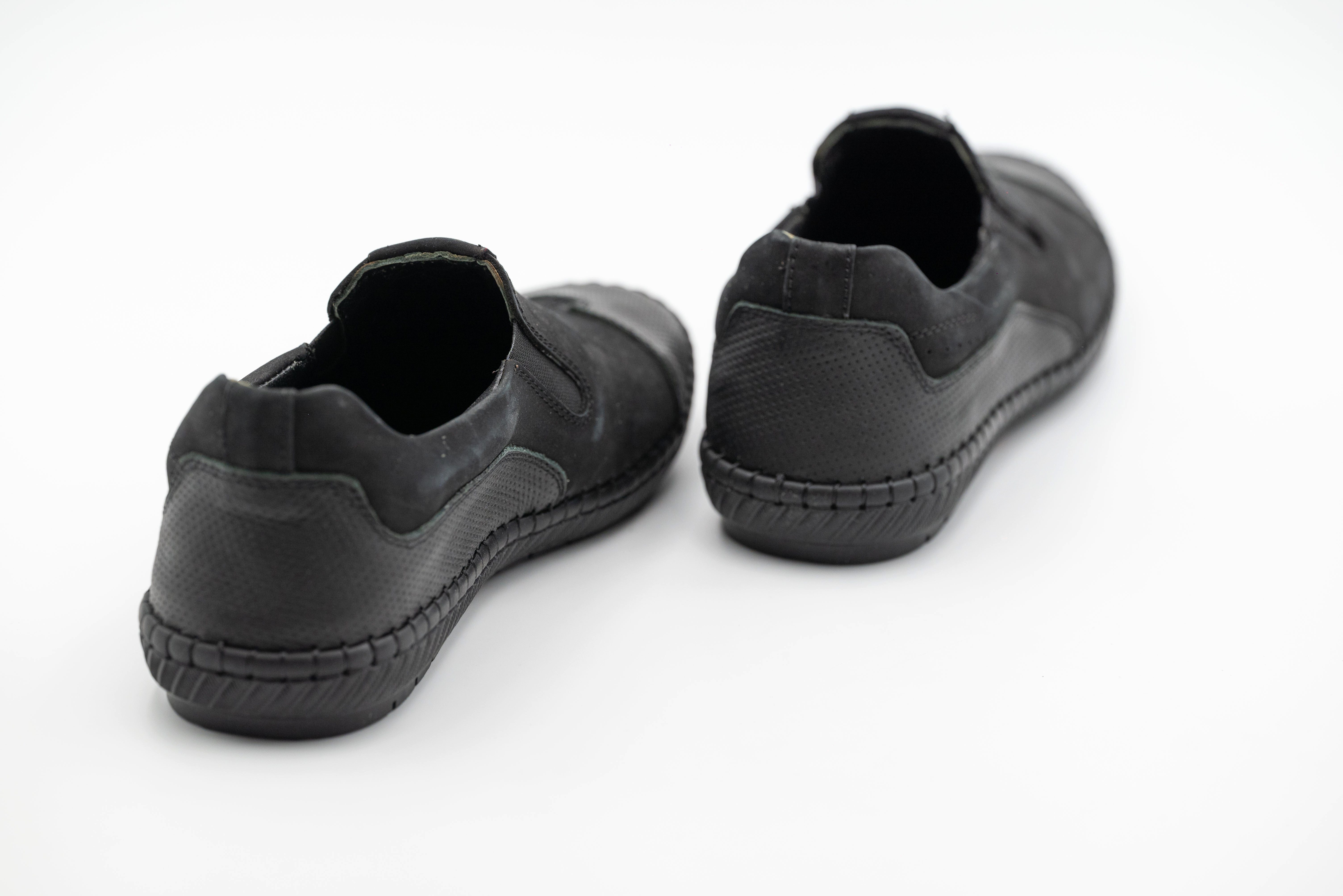 LaMarta Schwarze Herren Mokassins aus echtem Leder, Lederschuhe Herren Moka günstig online kaufen