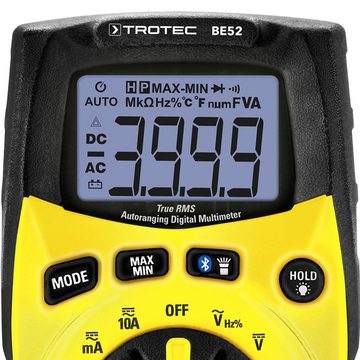 TROTEC Multimeter »Digitales True-RMS-Multimeter BE52«, inkl. Batterien