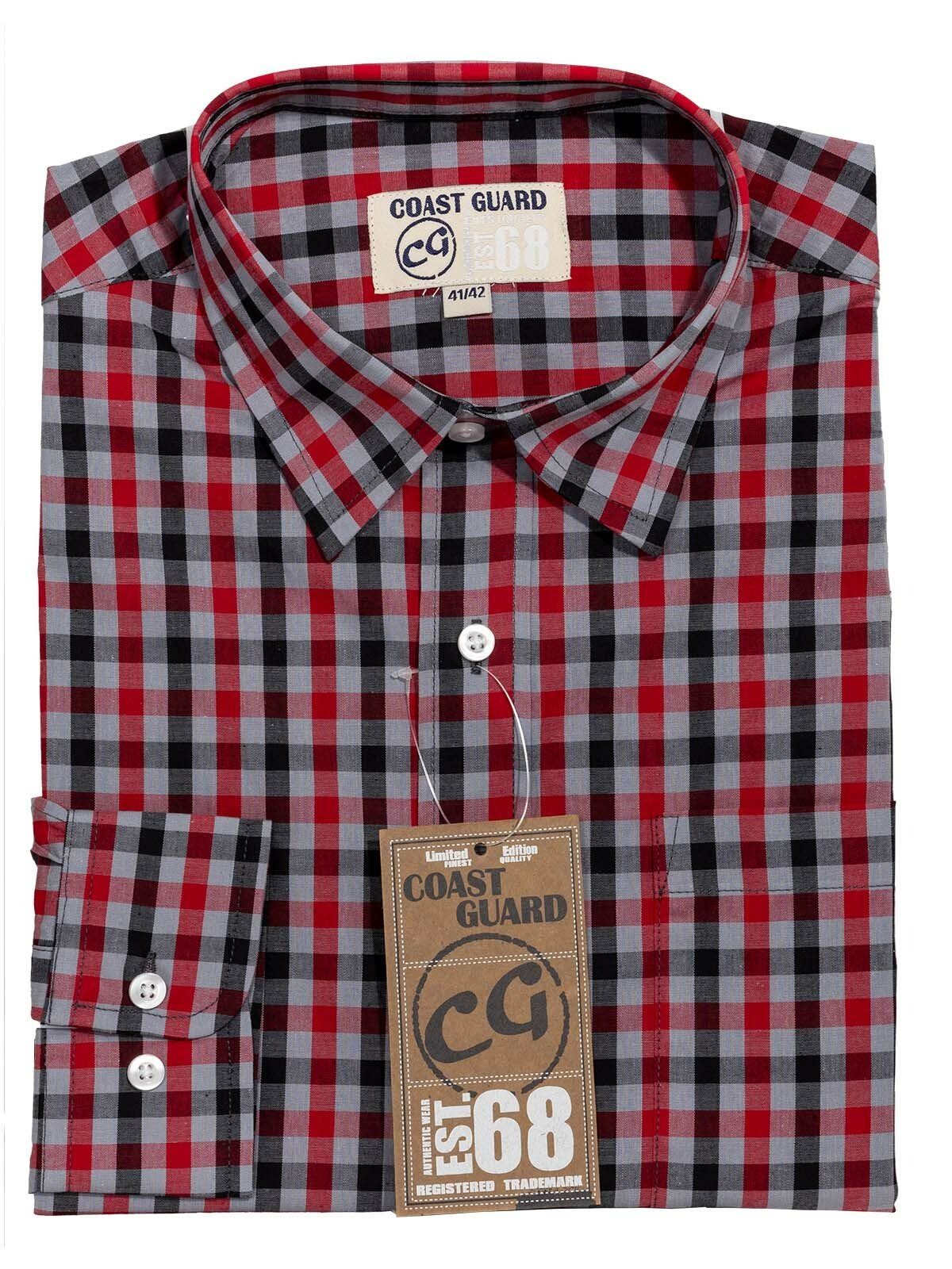 Terrax Workwear Langarmhemd Sommerhemd 1/1 Arm Karriert