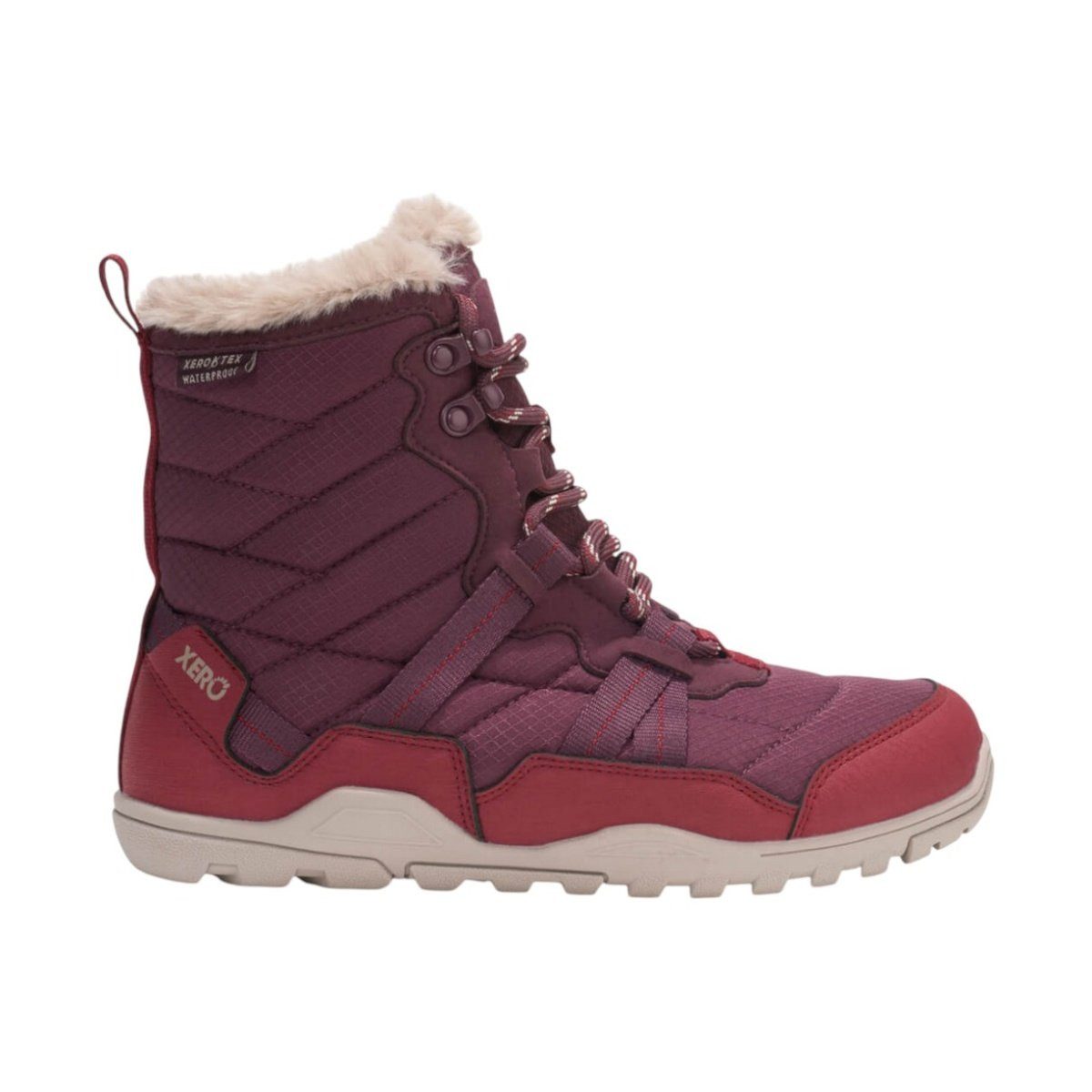 Xero Shoes Alpine Snow Boot (warm, wasserdicht, gefüttert) weinrot Damen Wi günstig online kaufen