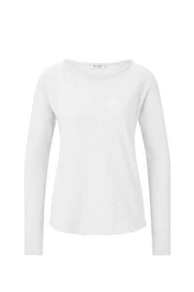 Rich & Royal Sweatshirt Organic Heavy Jersey Longsleeve, white