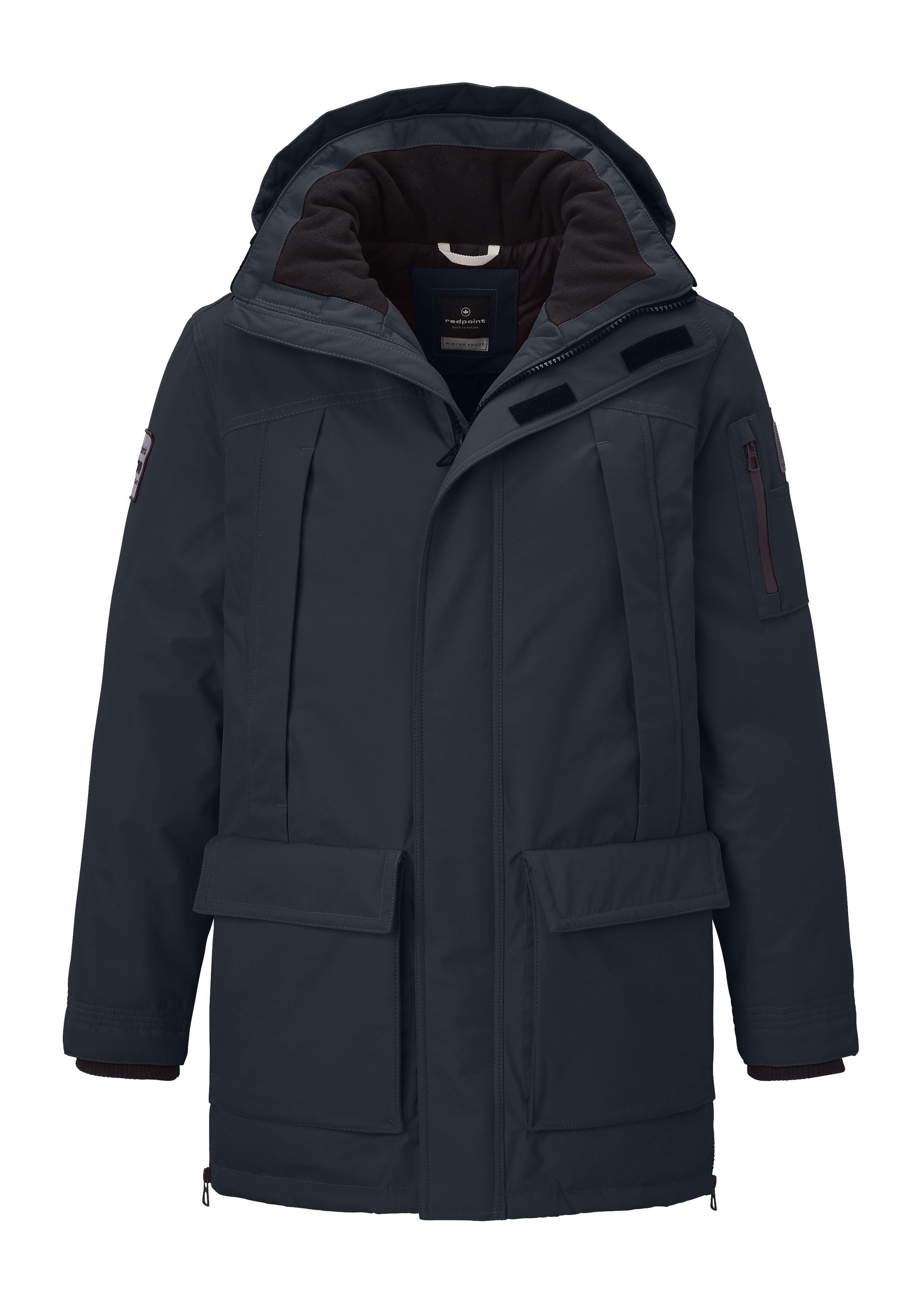 Redpoint Parka Ezra Warme Winterjacke, Parka mit abnehmbarer Kapuze
