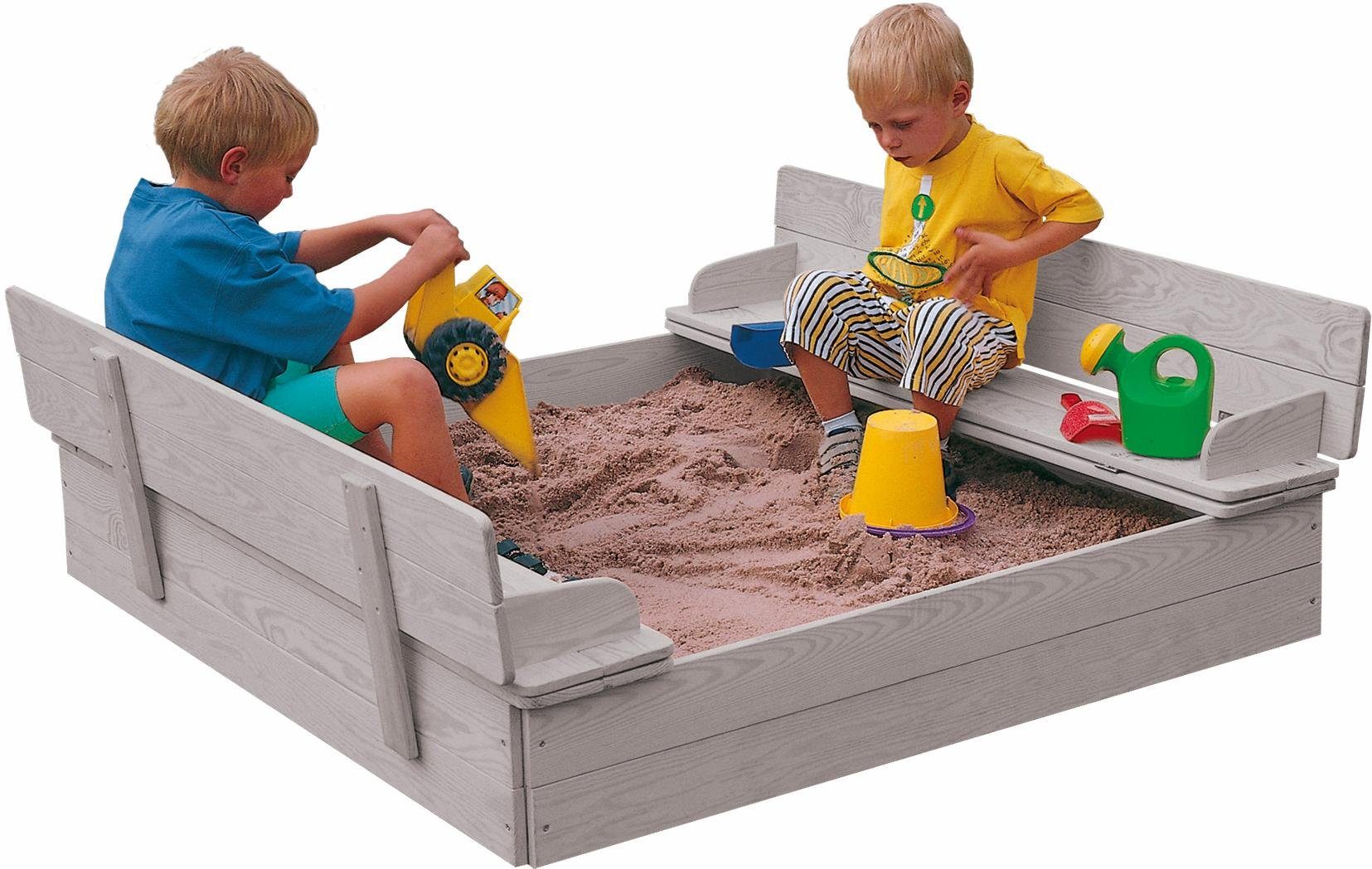 Roba® Sandkasten, Sandkiste mit aufklappbarem Deckel online kaufen OTTO