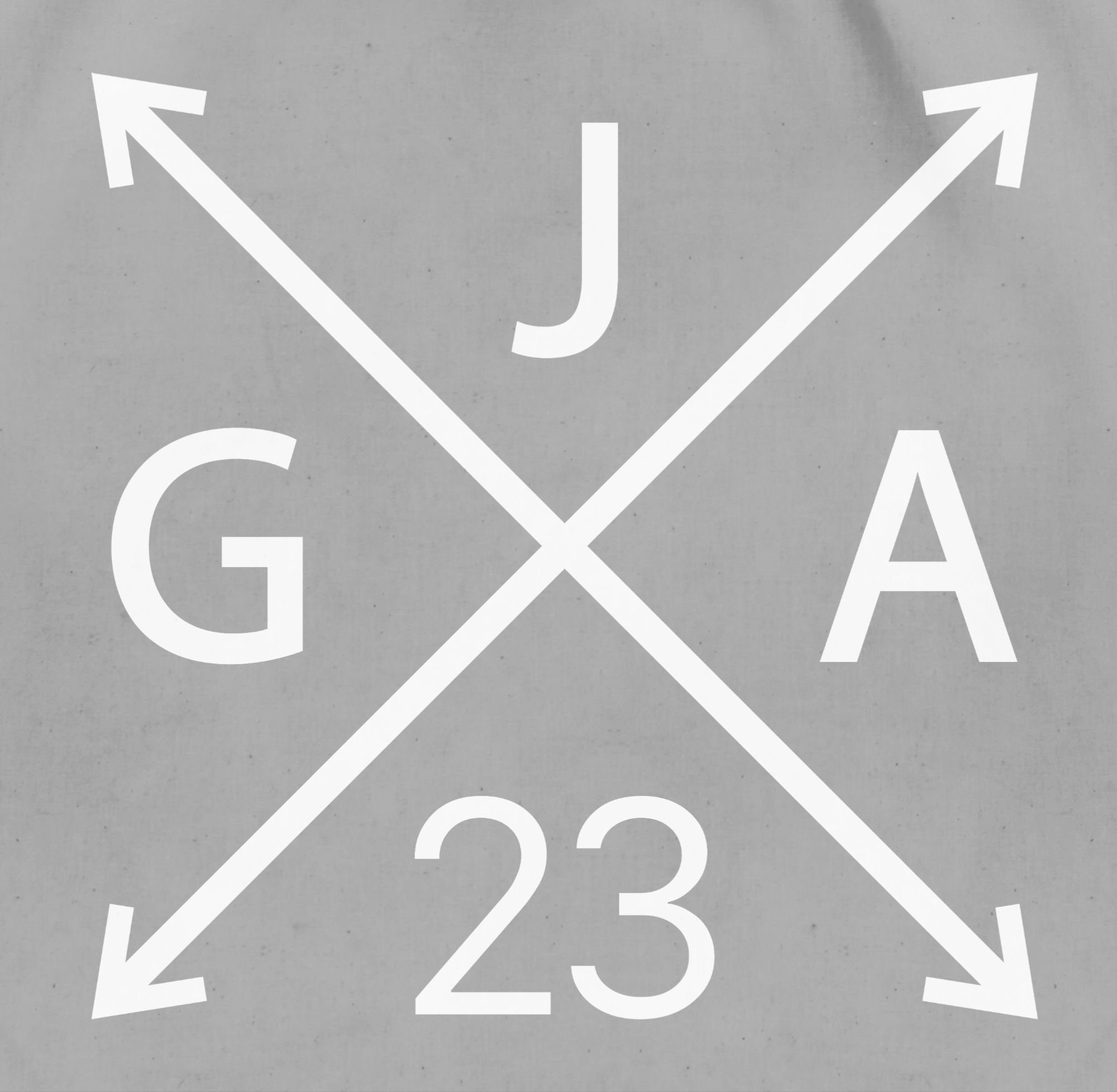 JGA 03 Shirtracer 2023, Turnbeutel JGA Hellgrau Männer