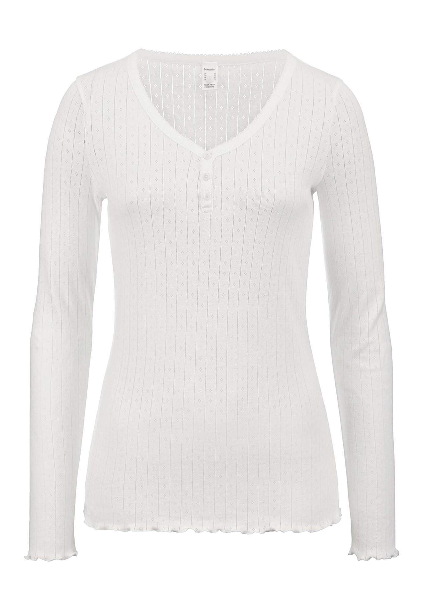 Pyjamaoberteil PURE COTTON aus reiner Bio-Baumwolle