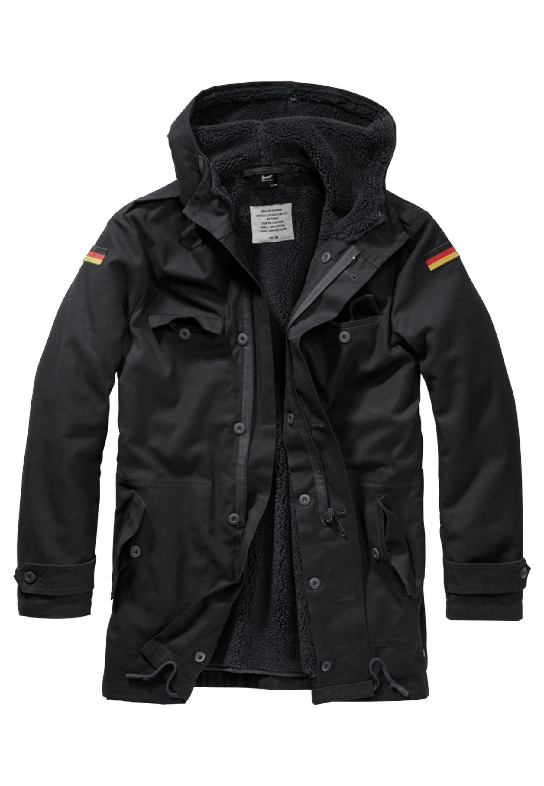 Brandit Allwetterjacke Brandit Herren BW Flag Parka (1-St)