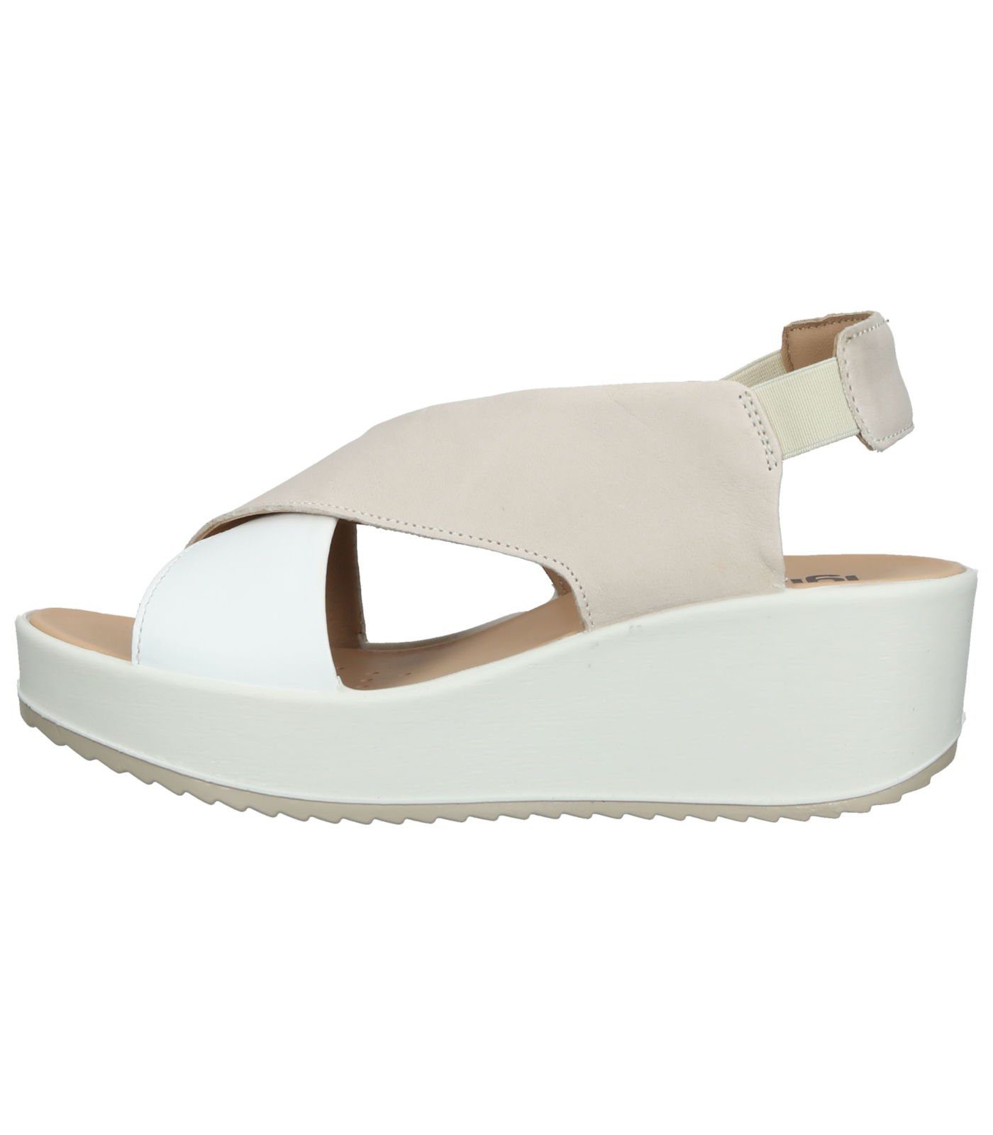 Keilsandalette Leder & CO Beige IGI Sandalen