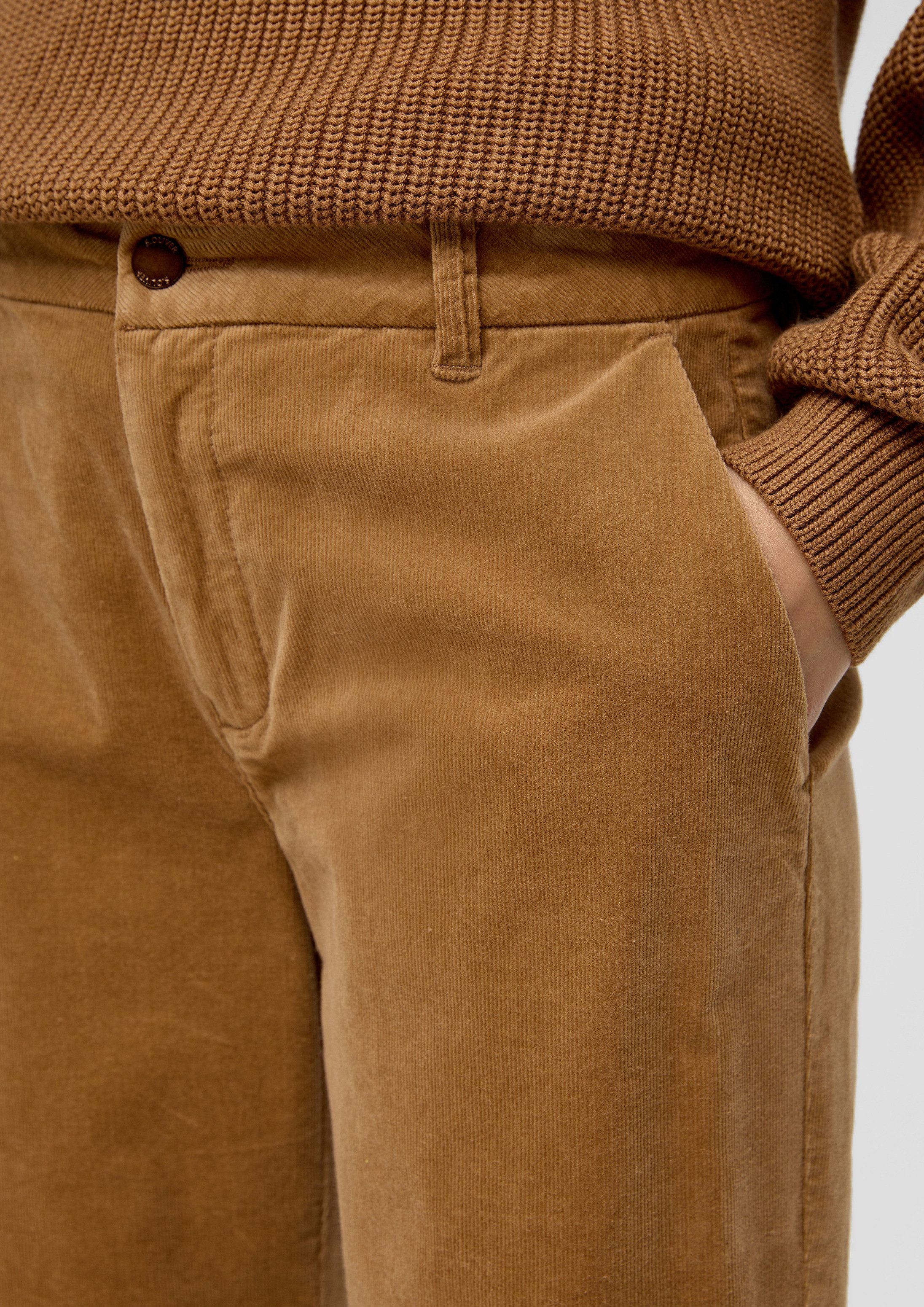 s.Oliver Culotte Hose Regular: Culotte aus Cord