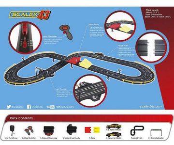 Scalextric Autorennbahn Scalextric 1:43 Autorennbahn Scalex43 Flying Leap Rennbahn Set