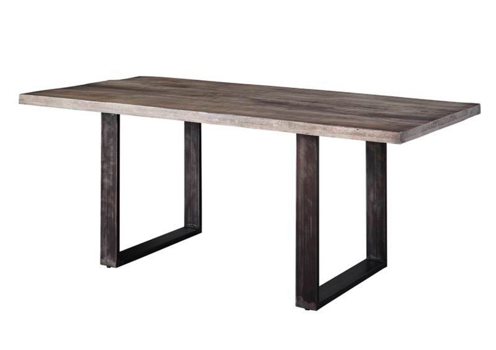 Massivmoebel24 Esstisch HEAVY INDUSTRY (Esstisch Mango 190x90x76 grau lackiert HEAVY INDUSTRY #101). € 599,90