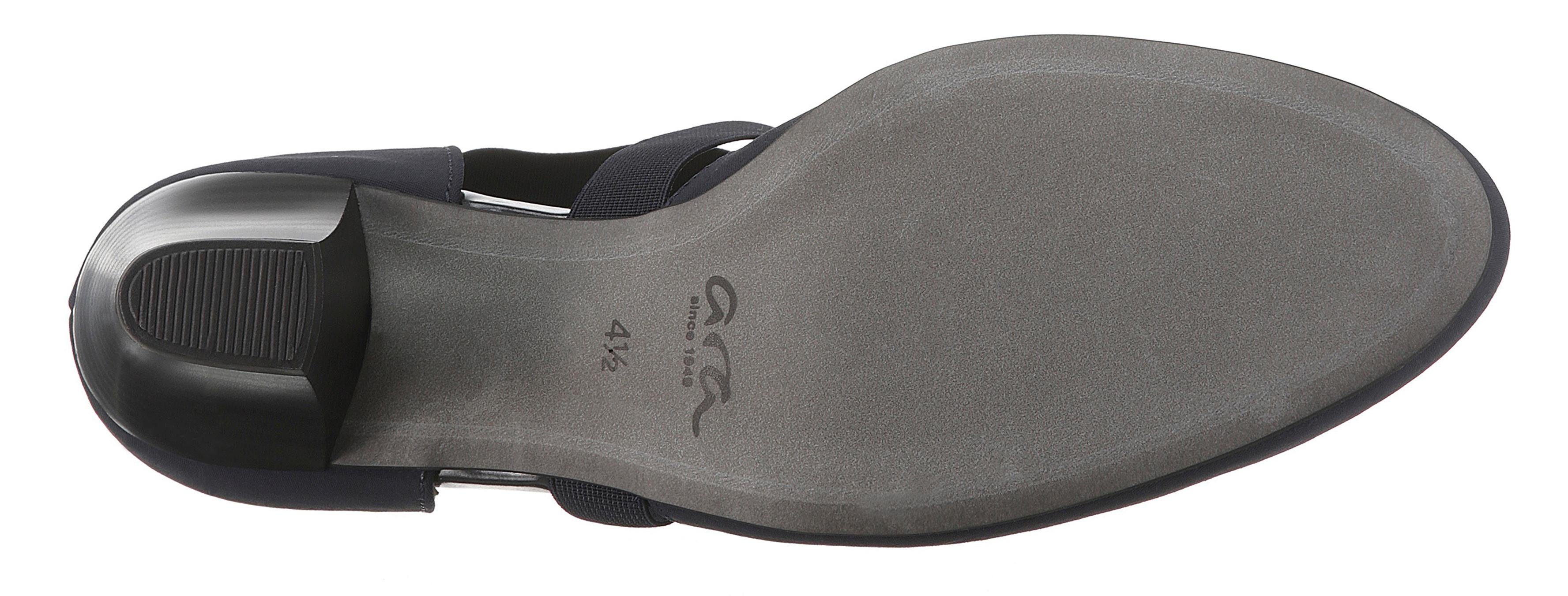 Ara TOULOUSE Spangenpumps, Abendschuh, Festtagsschuh, Trichterabsatzmit elastischen Riemchen