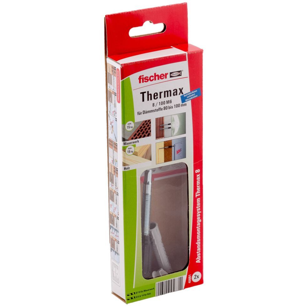 fischer Dämmstoffdübel Fischer Dämmstoffdübel Thermax 8.0 x 100 mm - 2