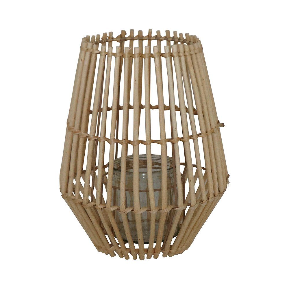 Kerzenlaterne Laterne BAMBOO natur aus Bambus H29cm Windlicht Ba