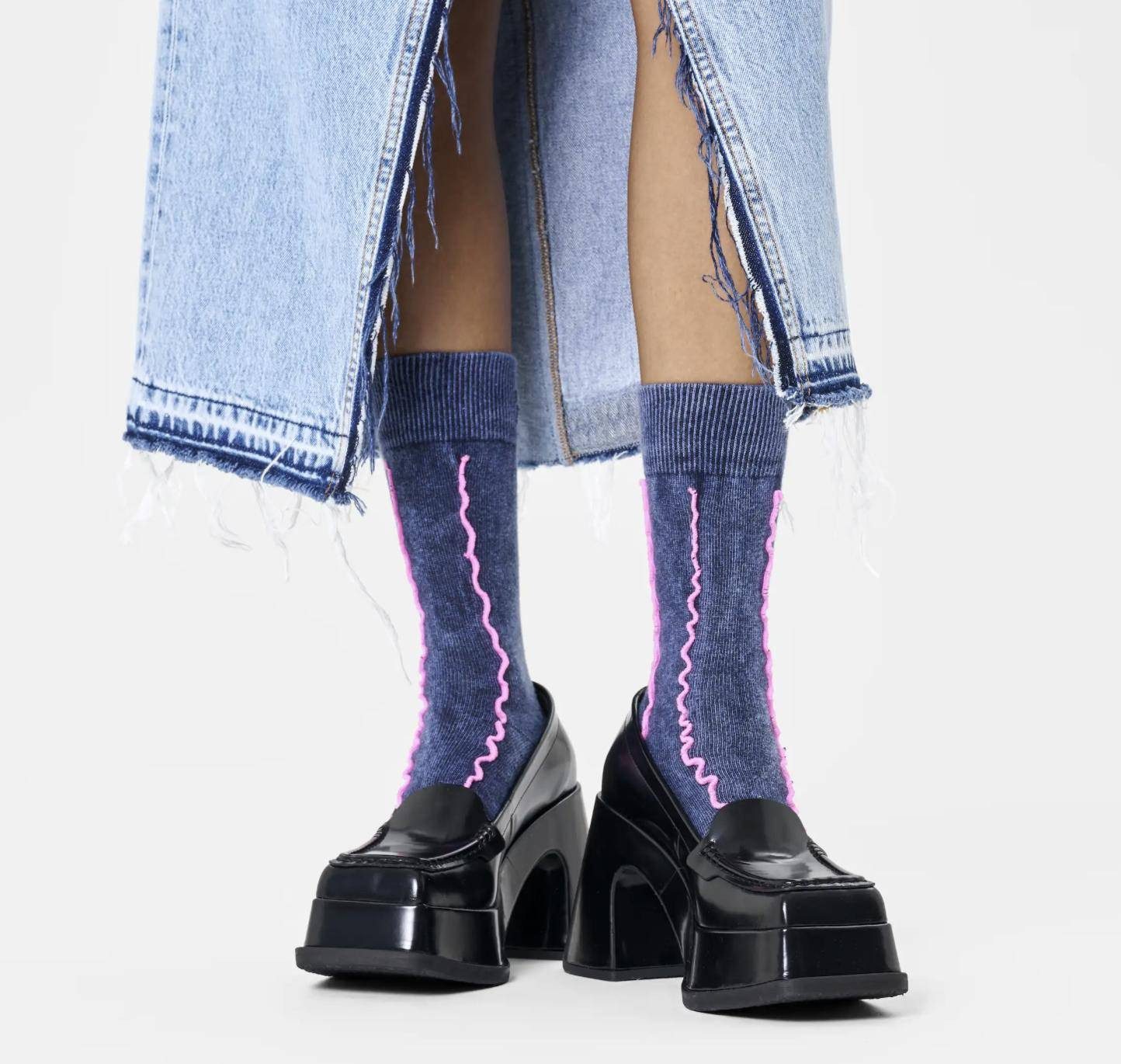 Happy Socks Freizeitsocken Denim Socken günstig online kaufen