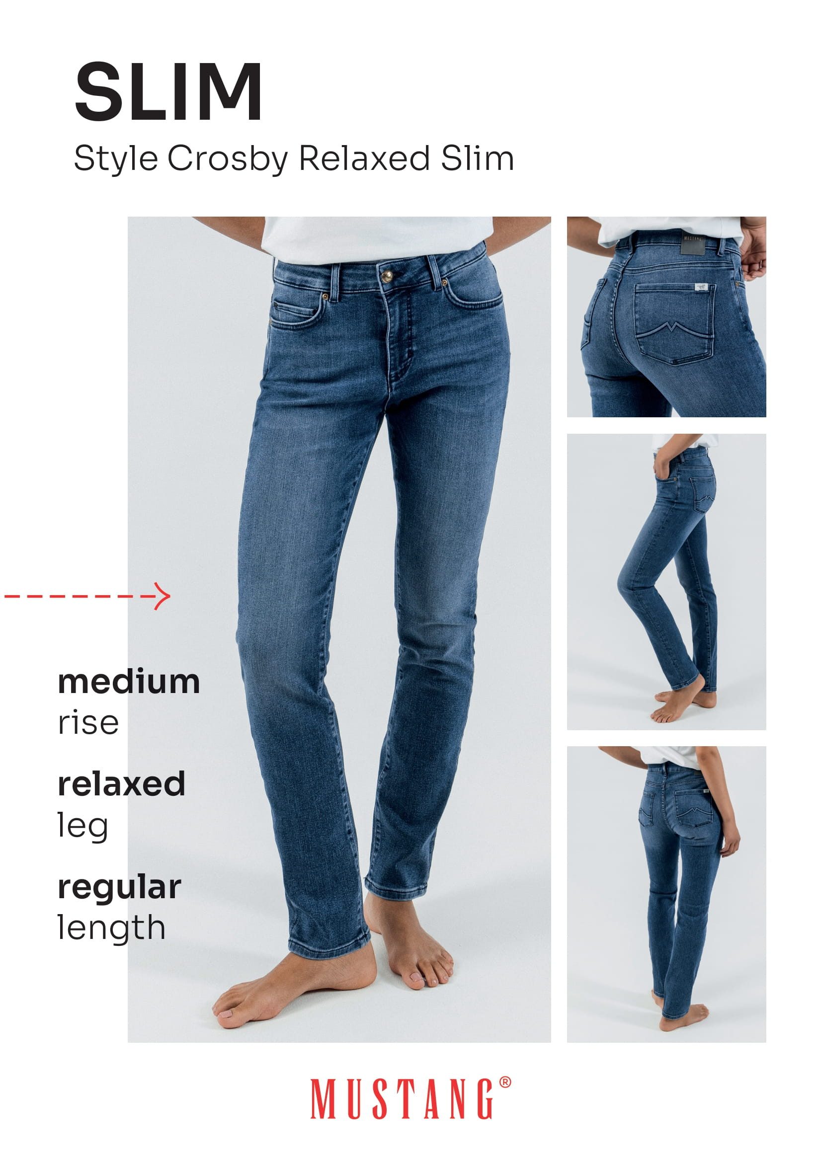 MUSTANG Slim-fit-Jeans Style Crosby Relaxed Slim