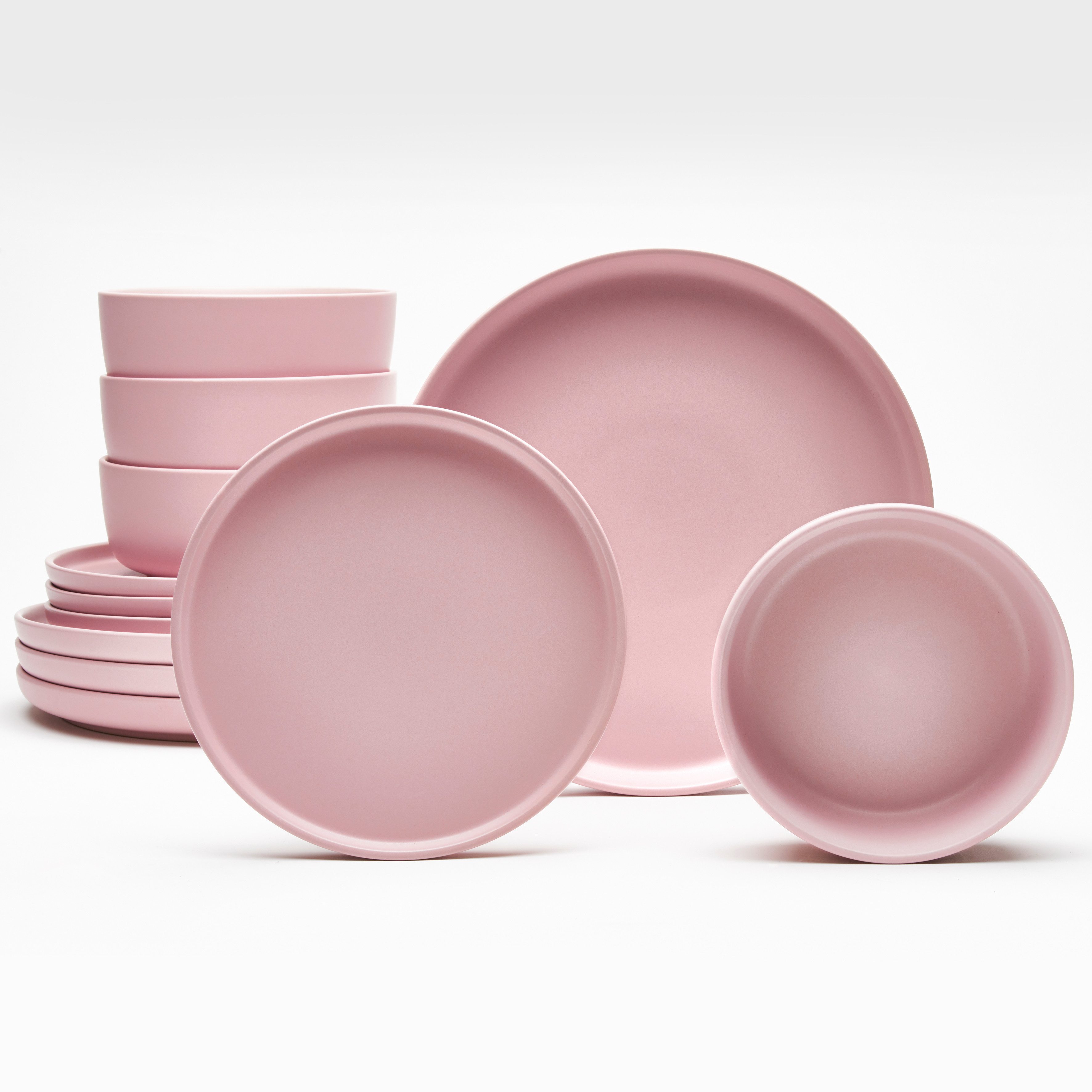 LeGer Home by Lena Gercke Tafelservice Geschirr-Set, Service Belli (12-tlg), 4 Personen, Steingut, Teller Set, runde Form, Scandi Style, 12 Teile, für 4 Personen
