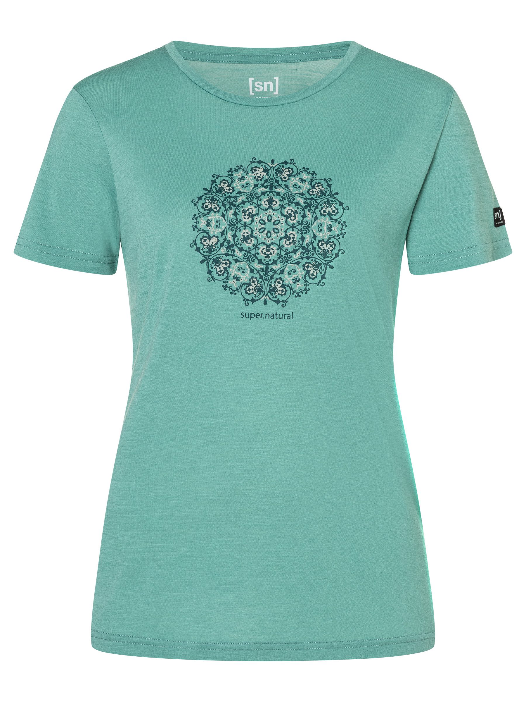 Print-Shirt Merino T-Shirt W ORNAMENT TEE